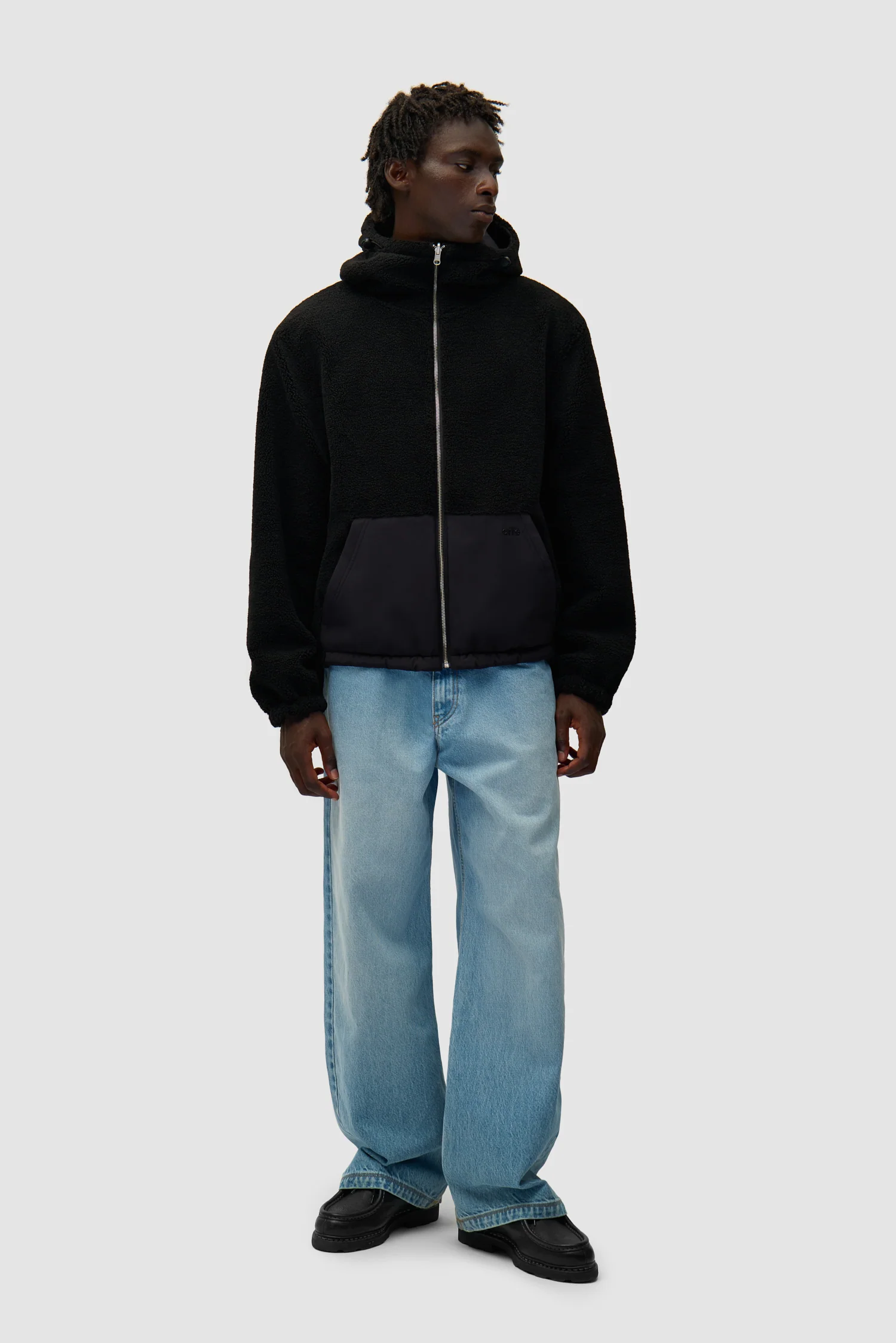 Nylon Technical Jacket - Black - Image 5