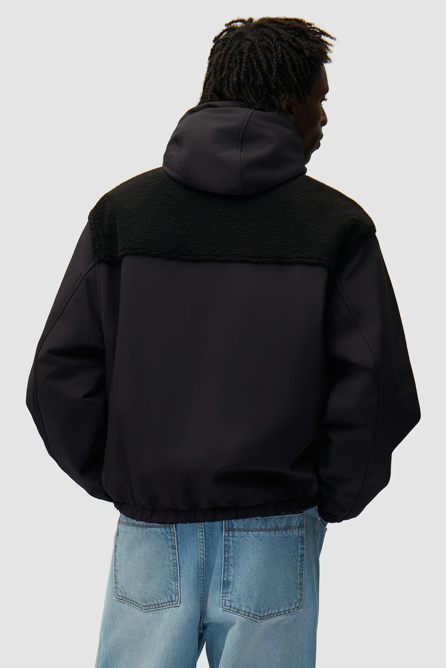 Nylon Technical Jacket - Black - Image 9