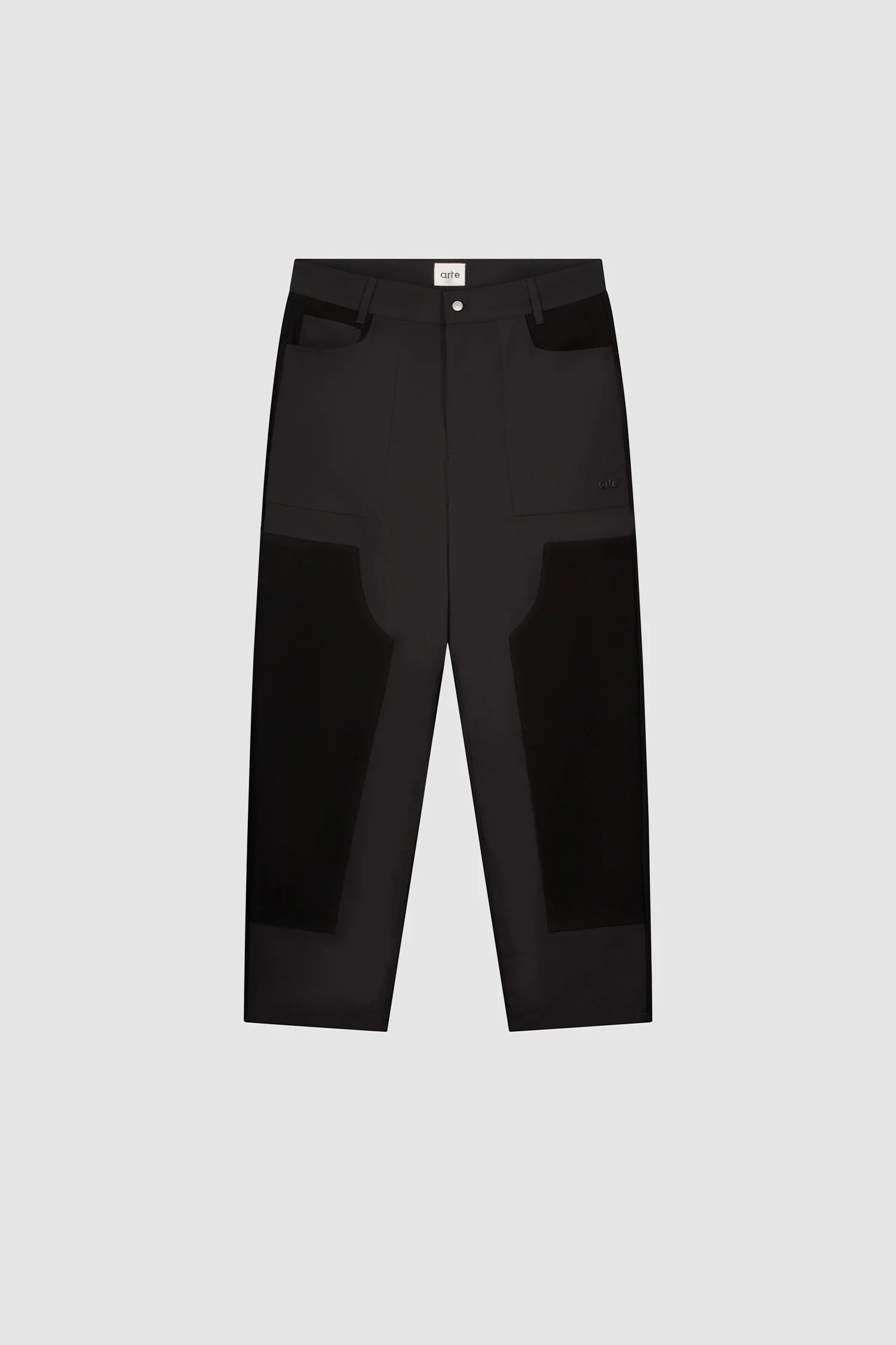 Nylon/Wool Combo Pants - Black - Image 9