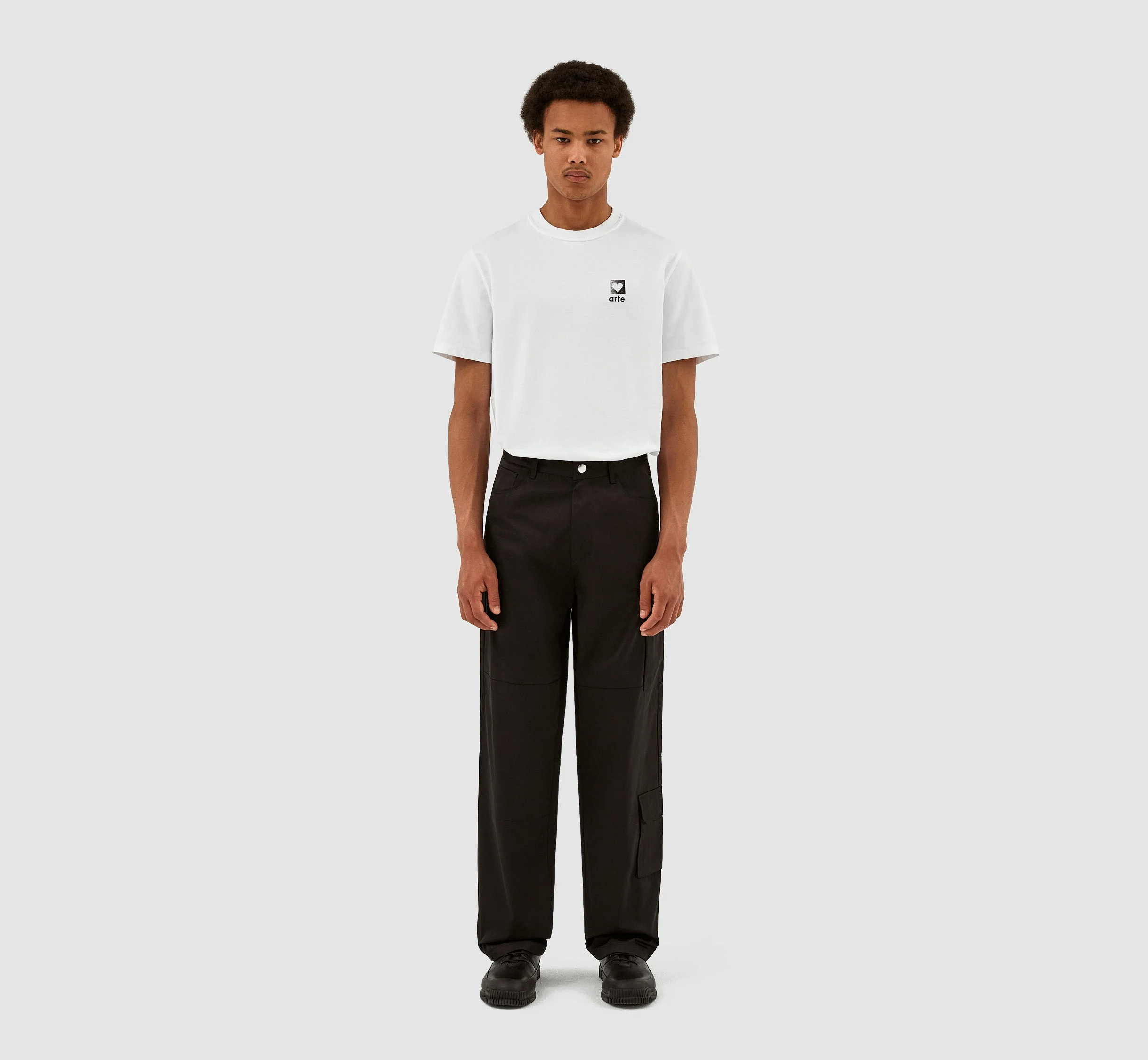 Patrick Double Pocket Pants - Black - DEFECT - Image 3