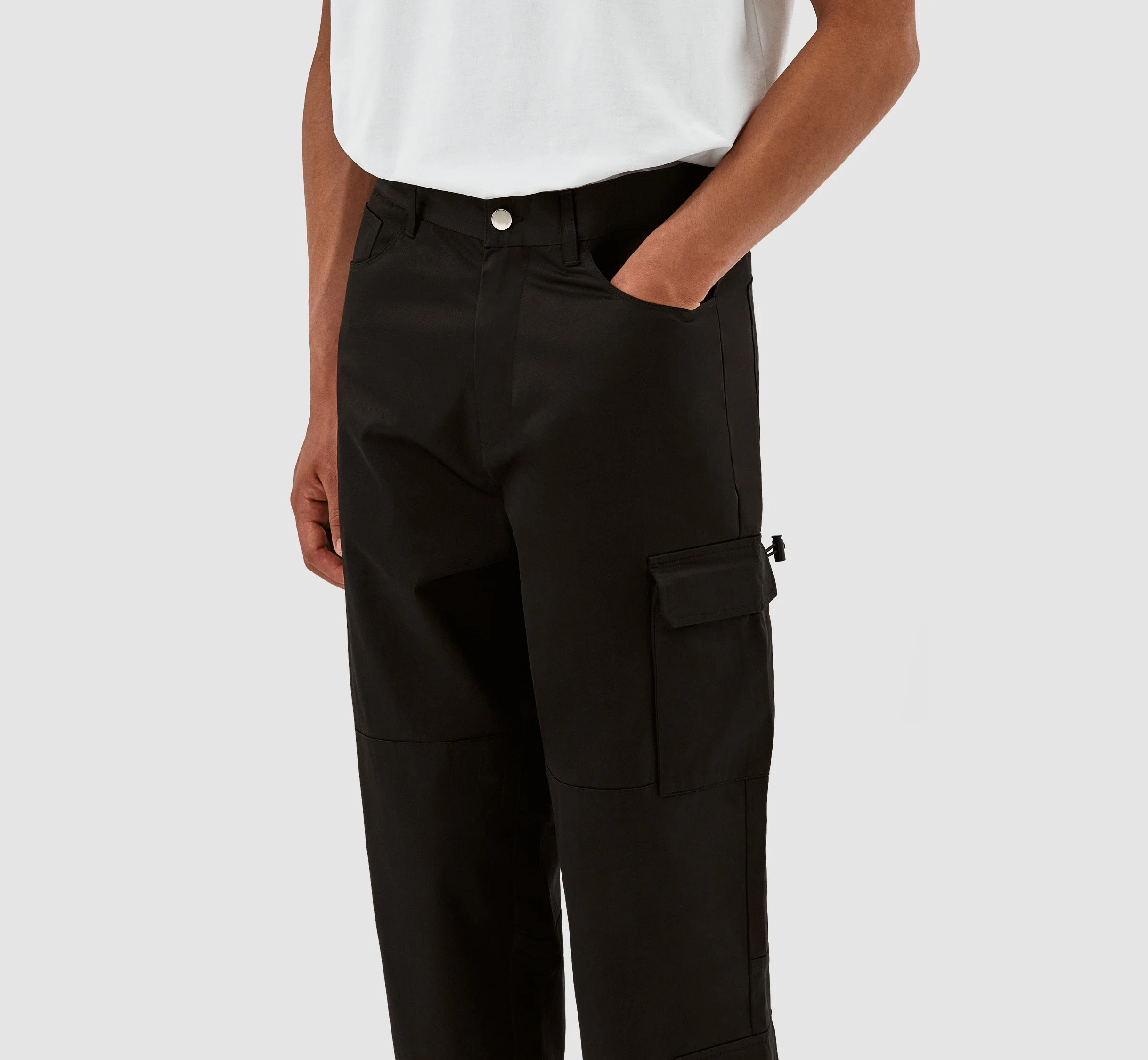 Patrick Double Pocket Pants - Black - DEFECT - Image 6