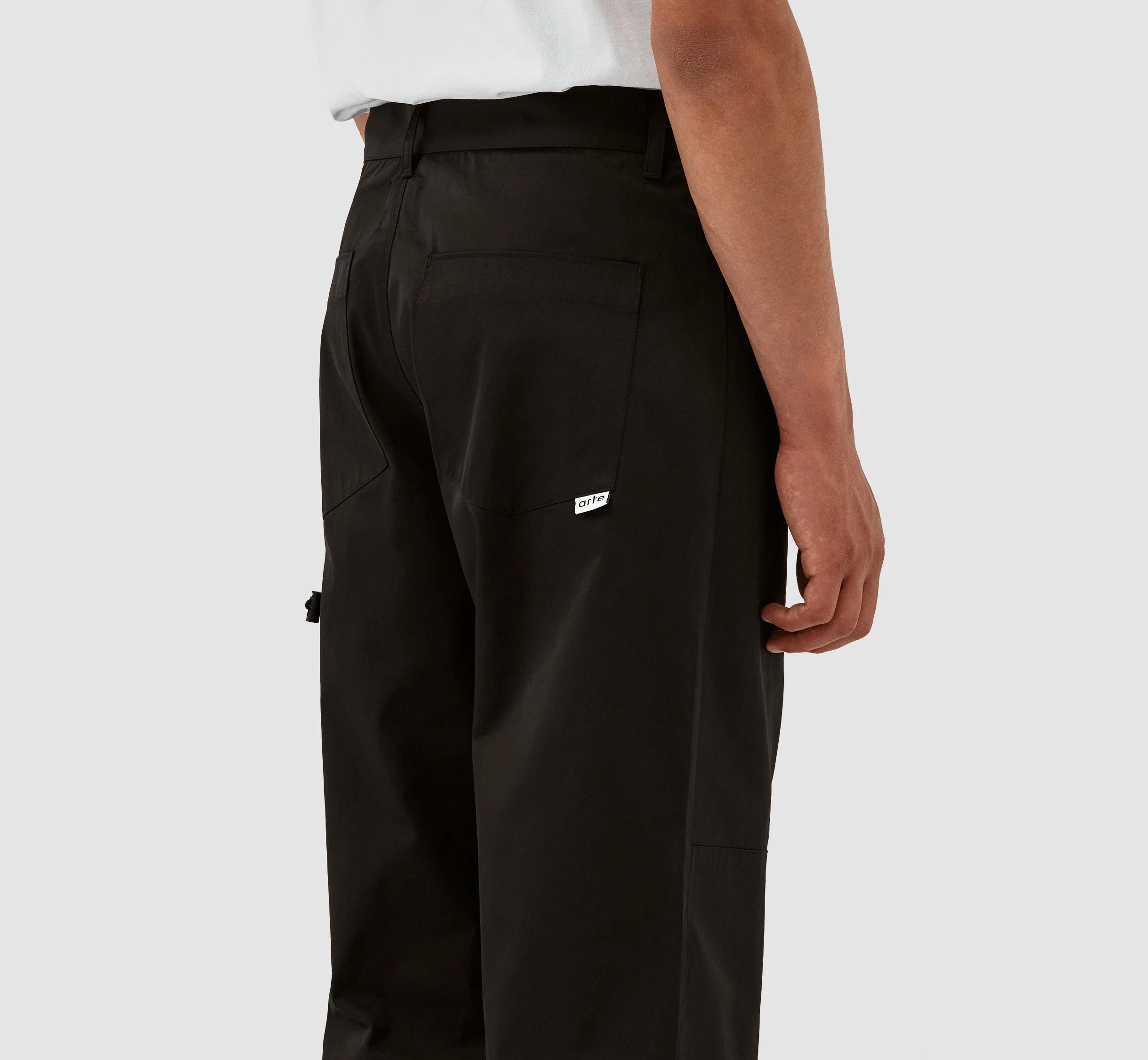 Patrick Double Pocket Pants - Black - DEFECT - Image 7