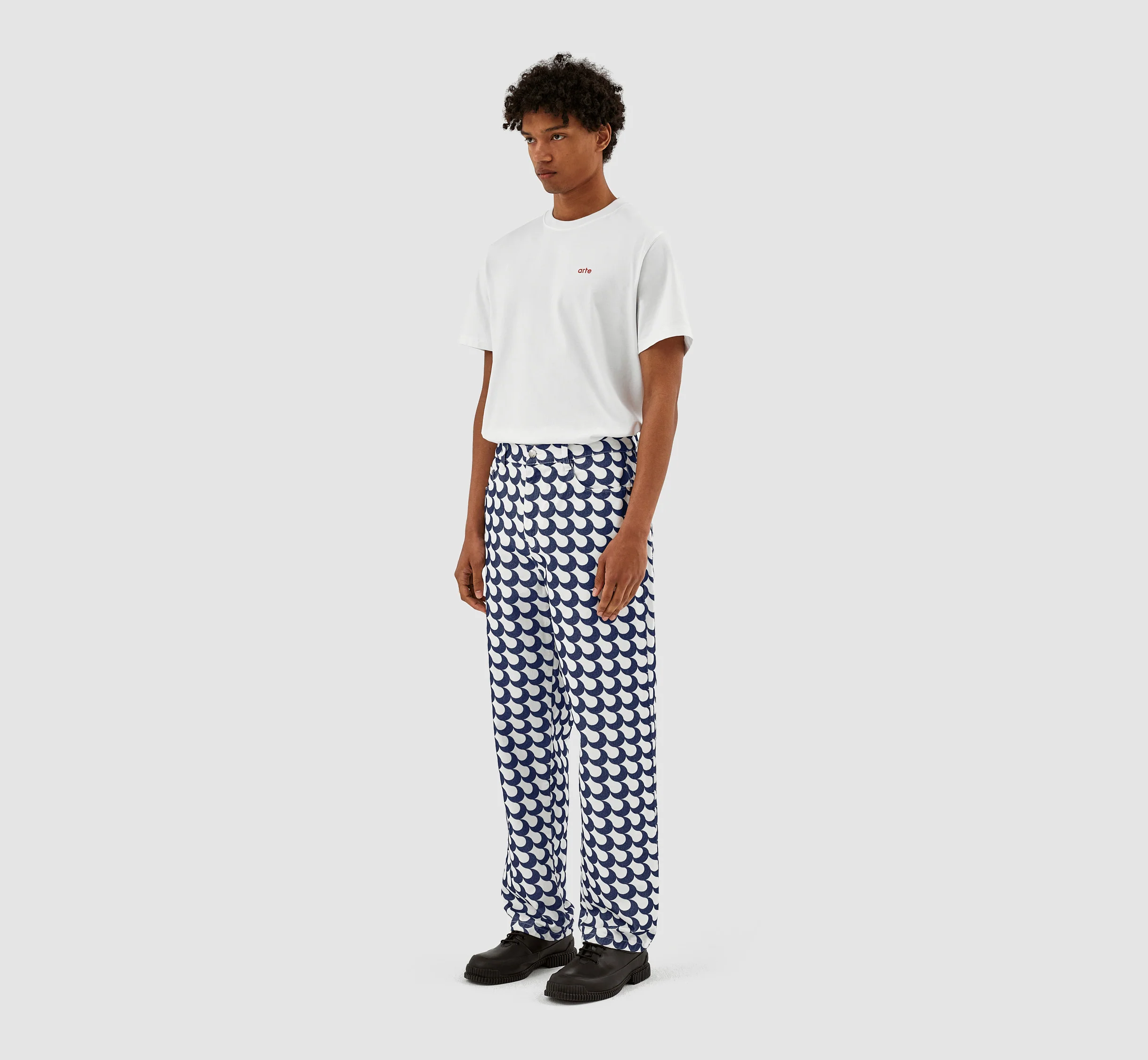 Paul Bau Print - Navy/White - Image 6