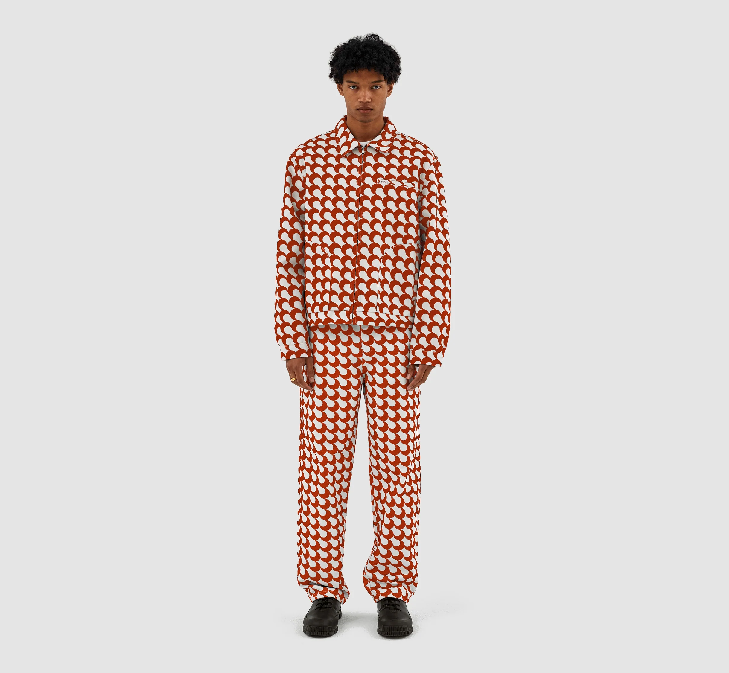 Paul Bau Print - Red/White - Image 8