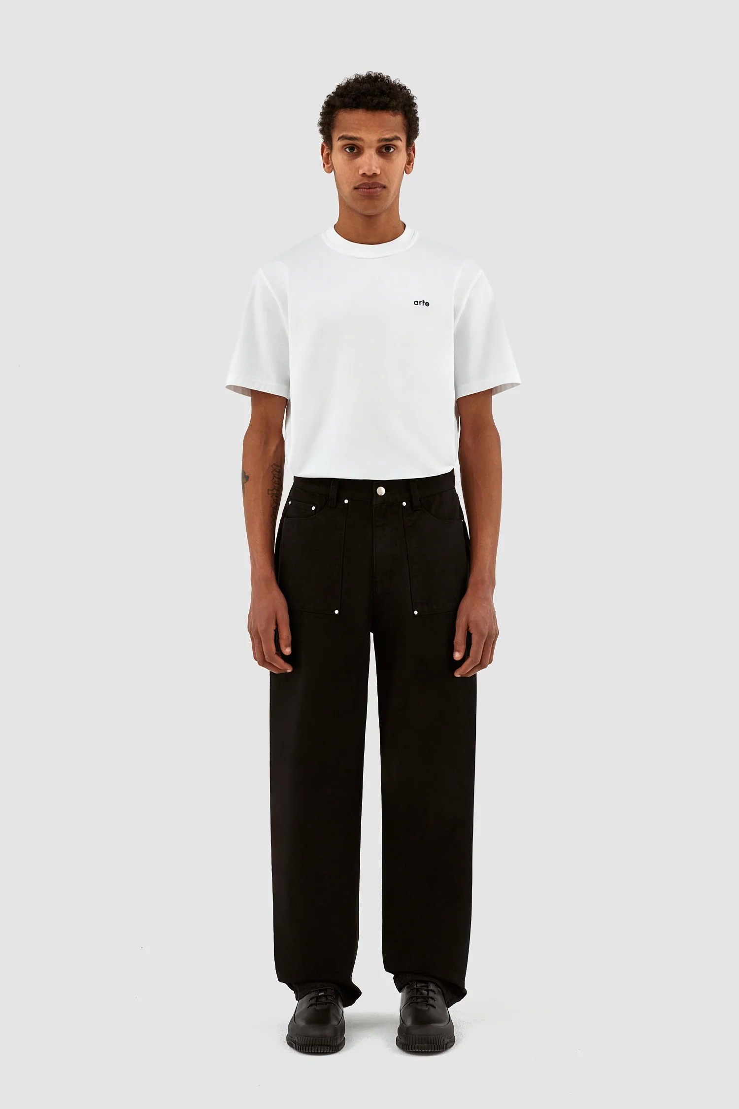 Paul Canvas Pants - Black - Image 5