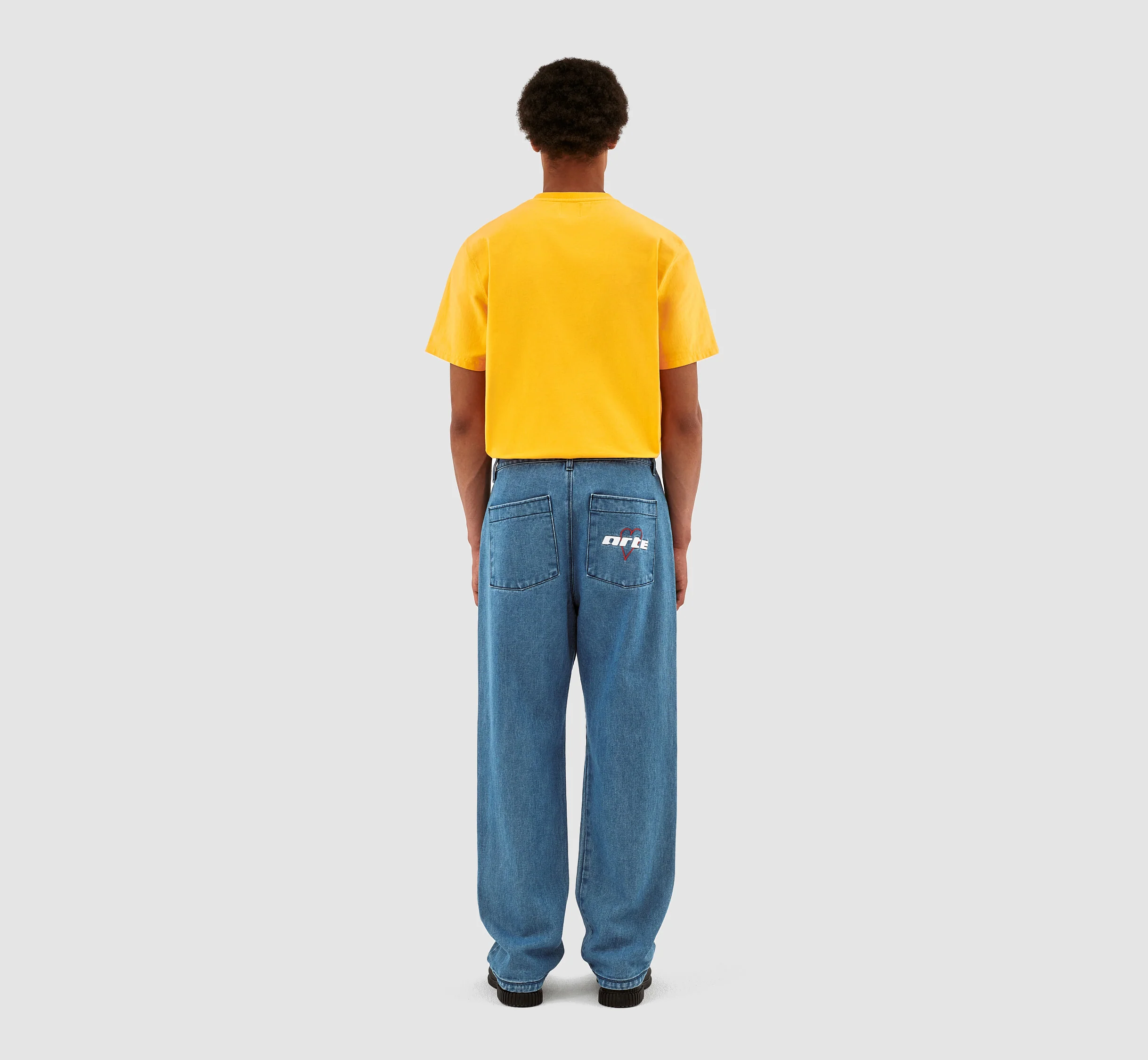Paul Heart Logo Pants - Beach Blue - Image 3