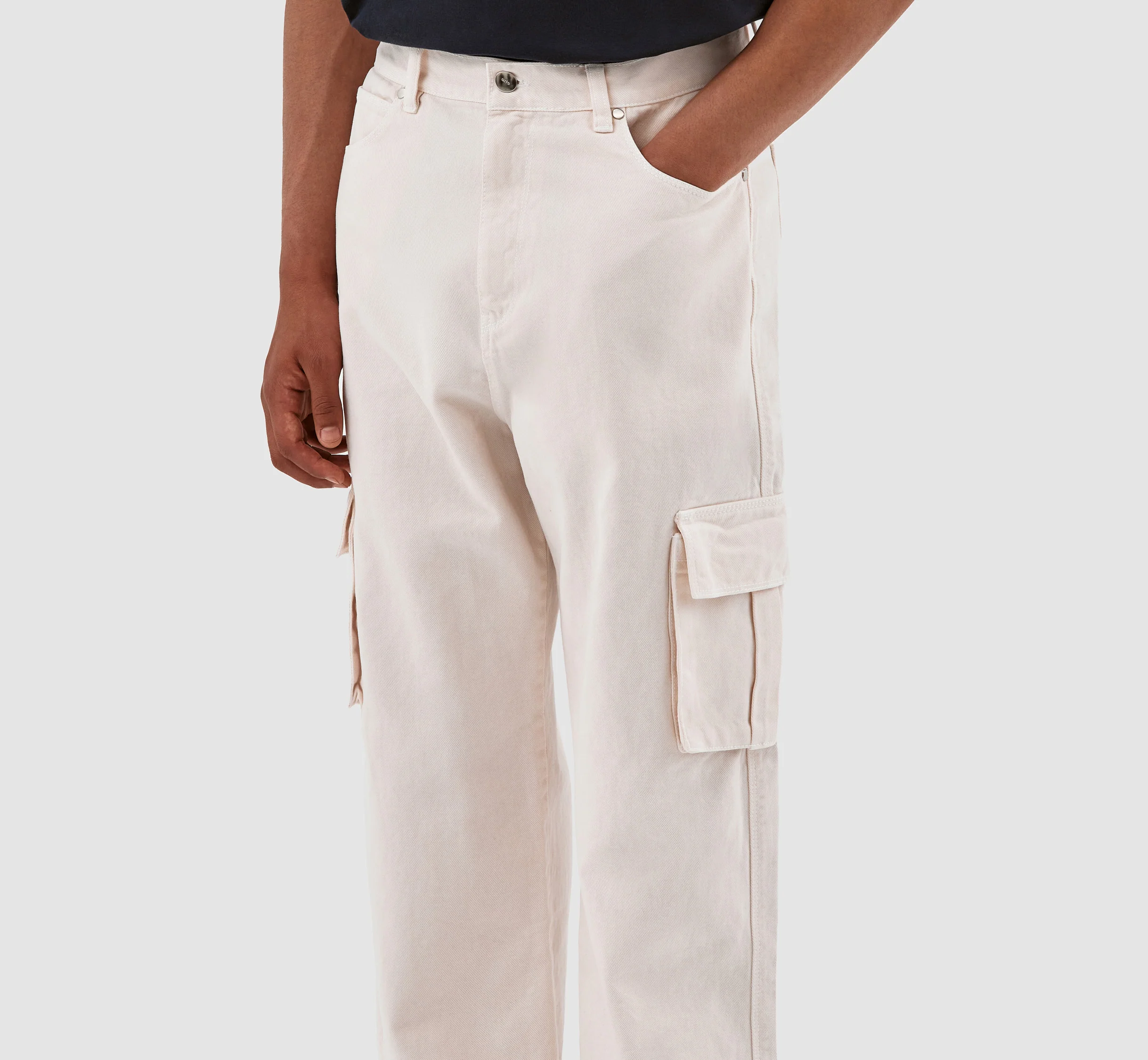 Peter Detail Pocket - Cream - Image 4