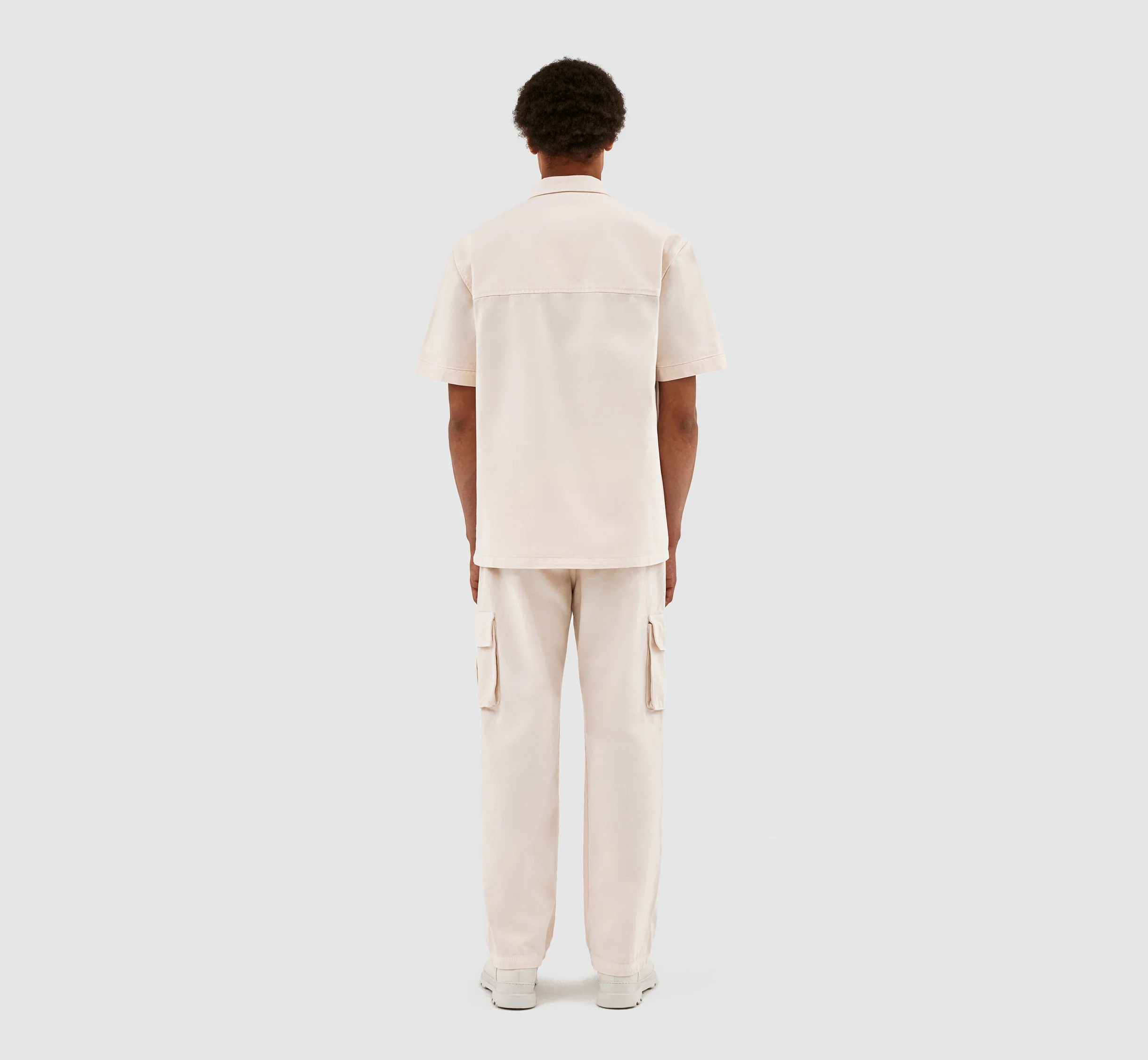 Peter Detail Pocket Shirt - Cream - Image 7