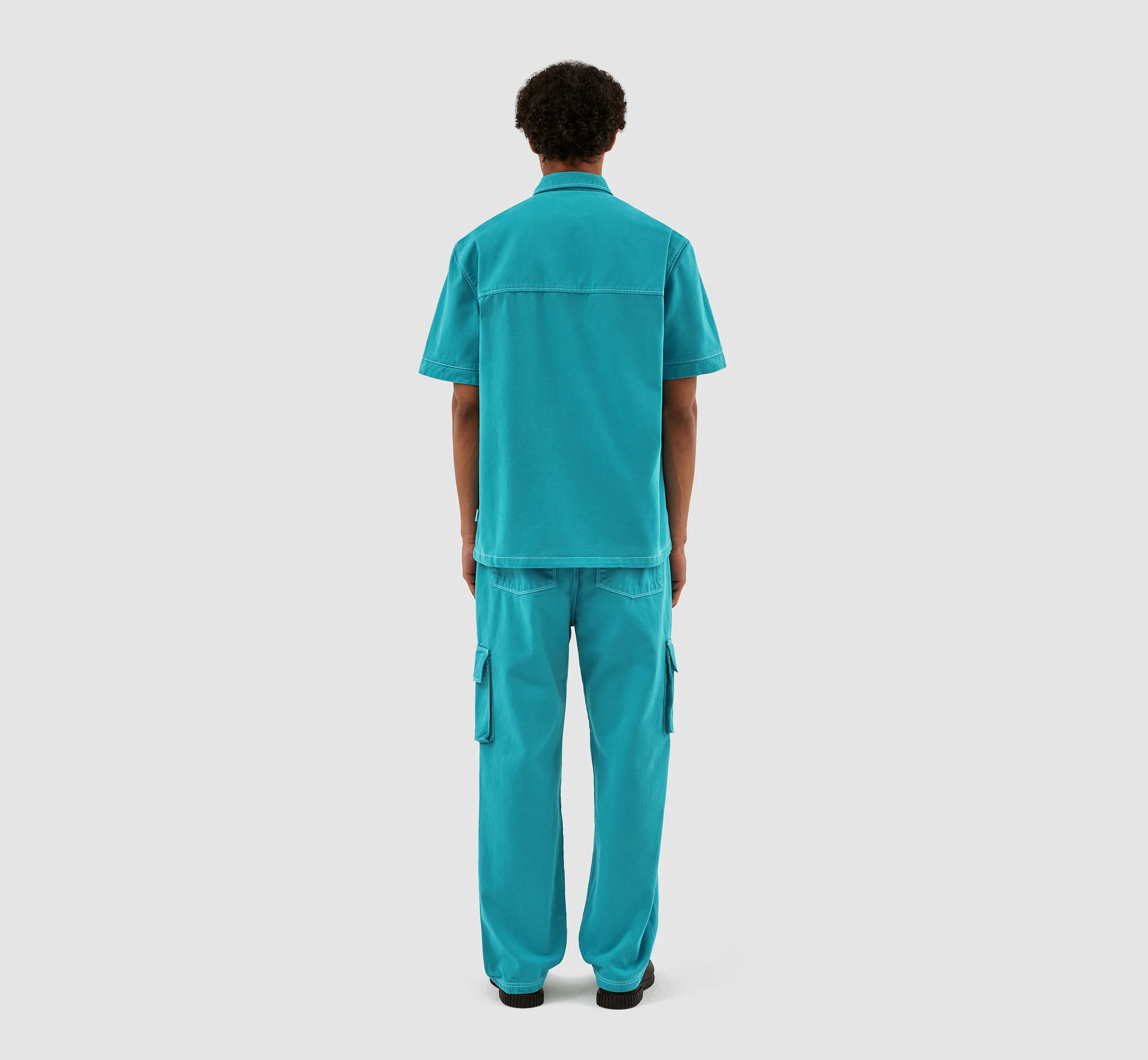 Peter Detail Pocket Shirt - Lake Blue - Image 7