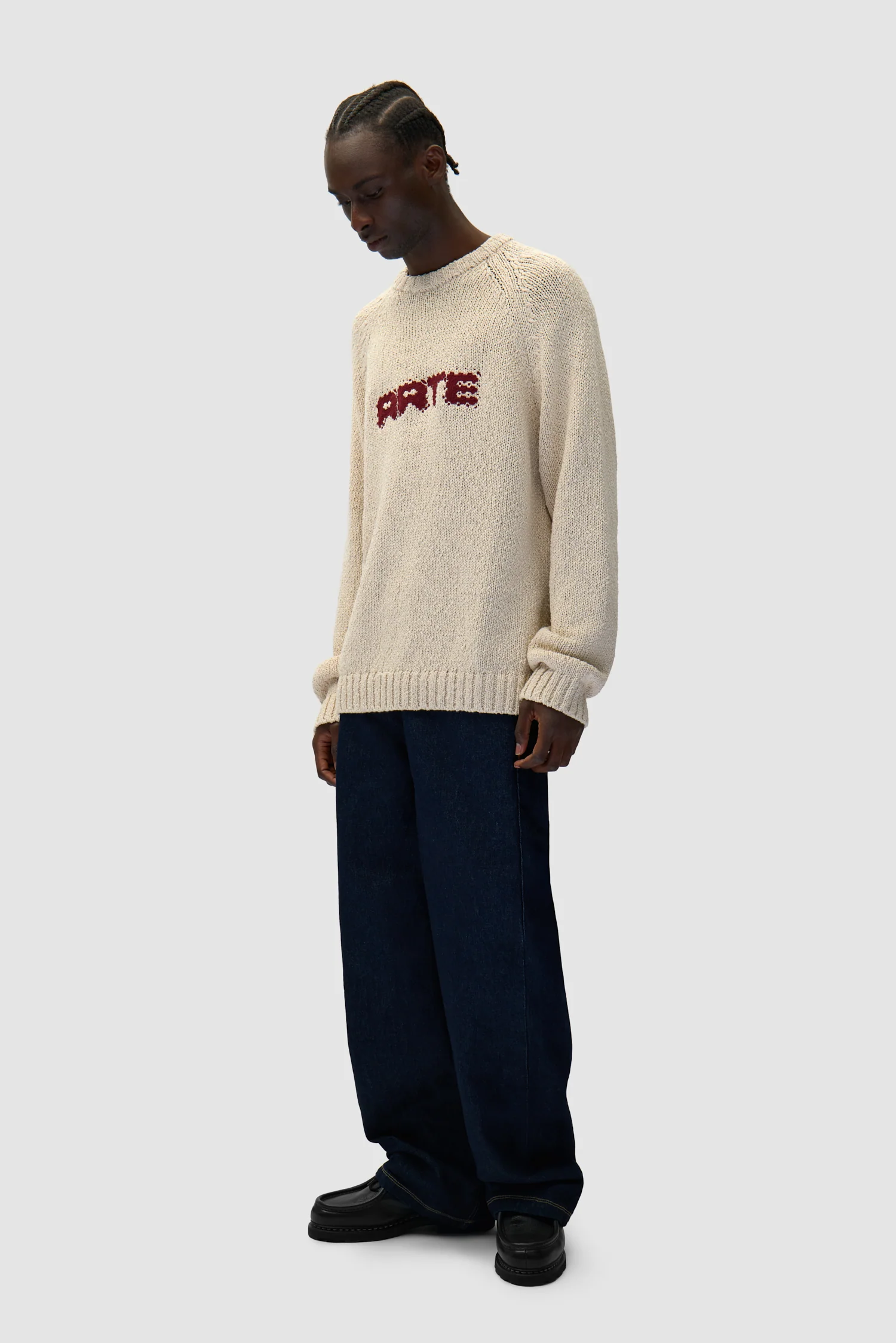 Pixel Front Knit - Cream - Image 4
