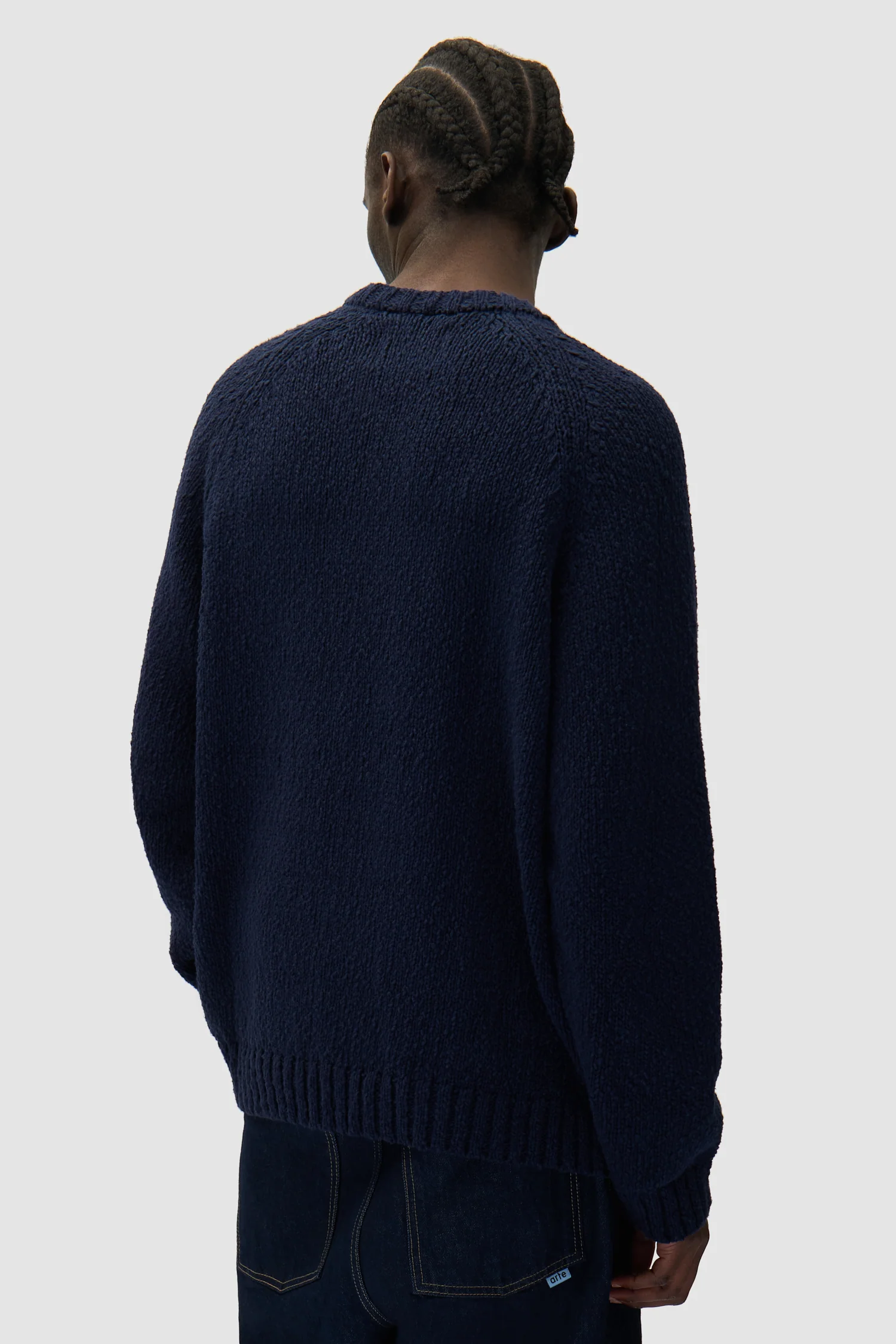 Pixel Front Knit - Navy - Image 3