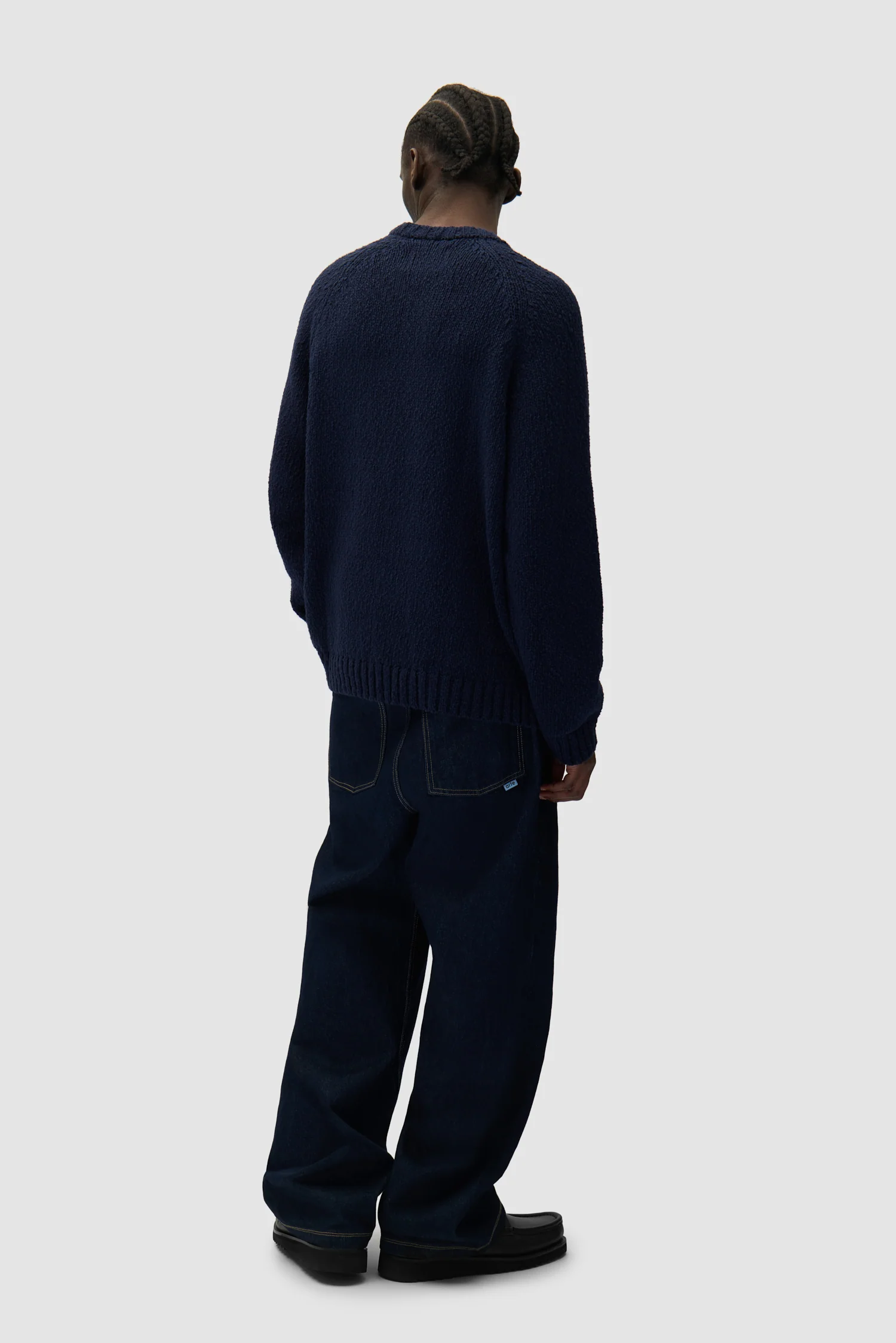 Pixel Front Knit - Navy - Image 6