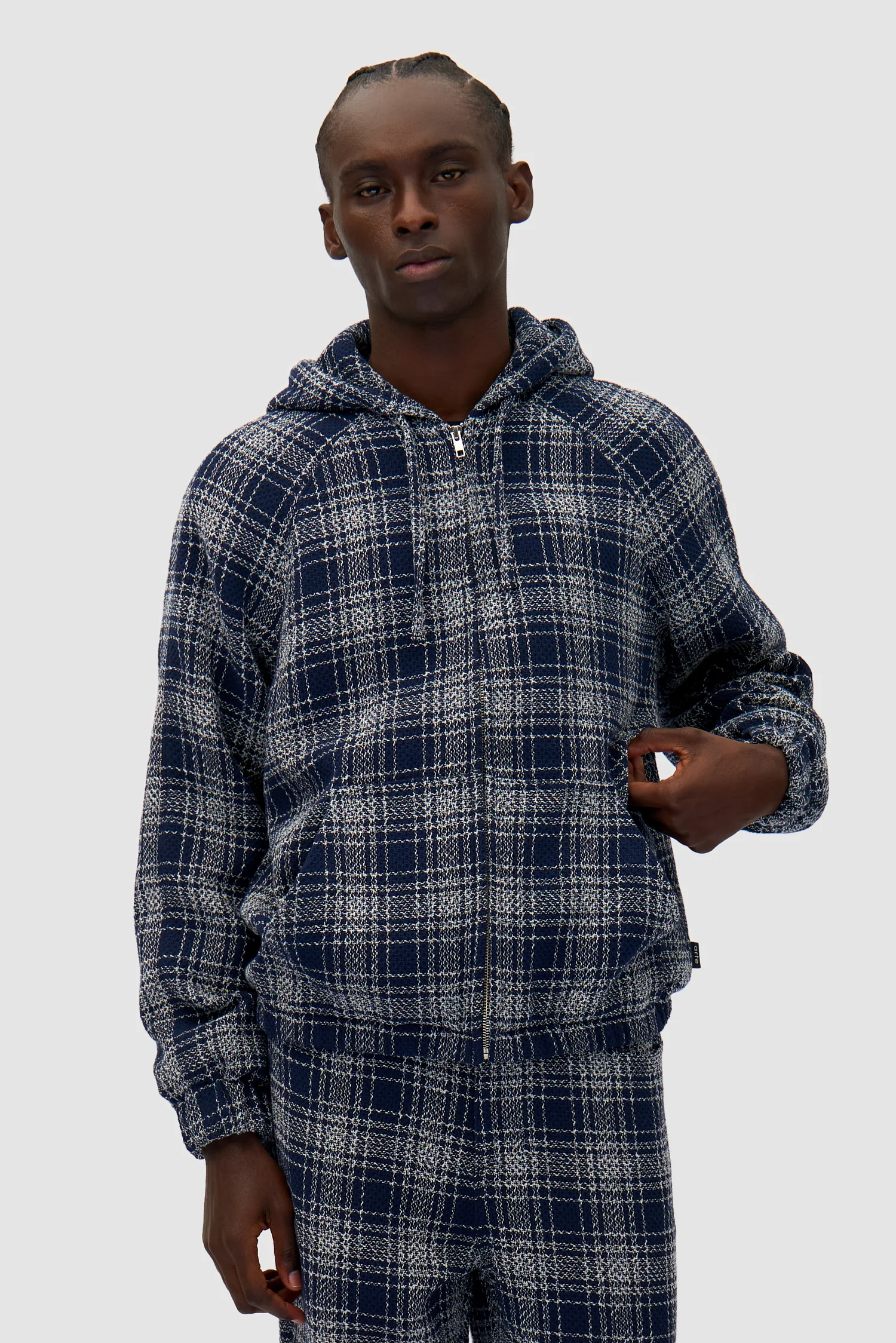 Plaid Navy Jacket - Plaid/Navy - Image 2