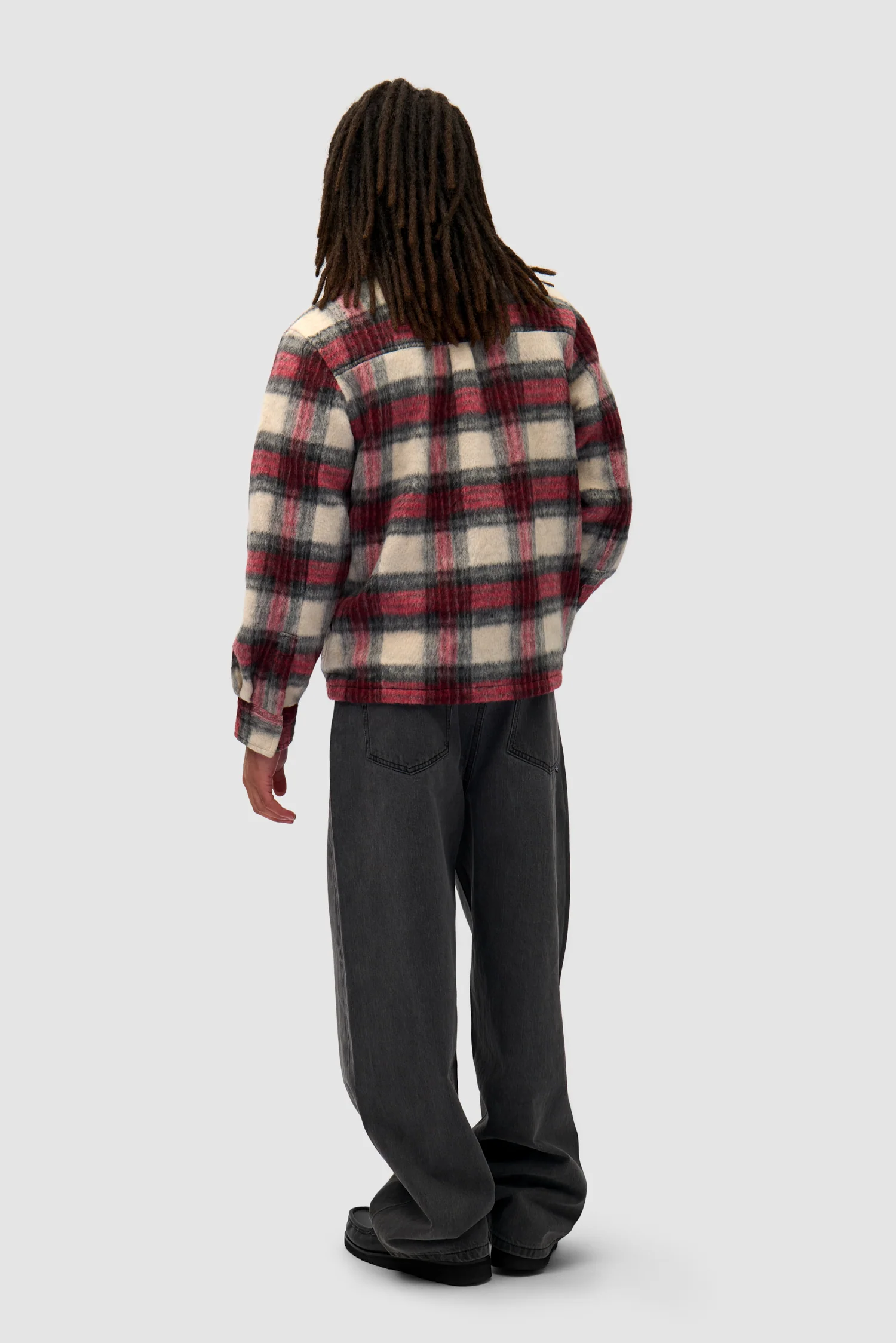 Plaid Zipper Shirt - Plaid - Image 6