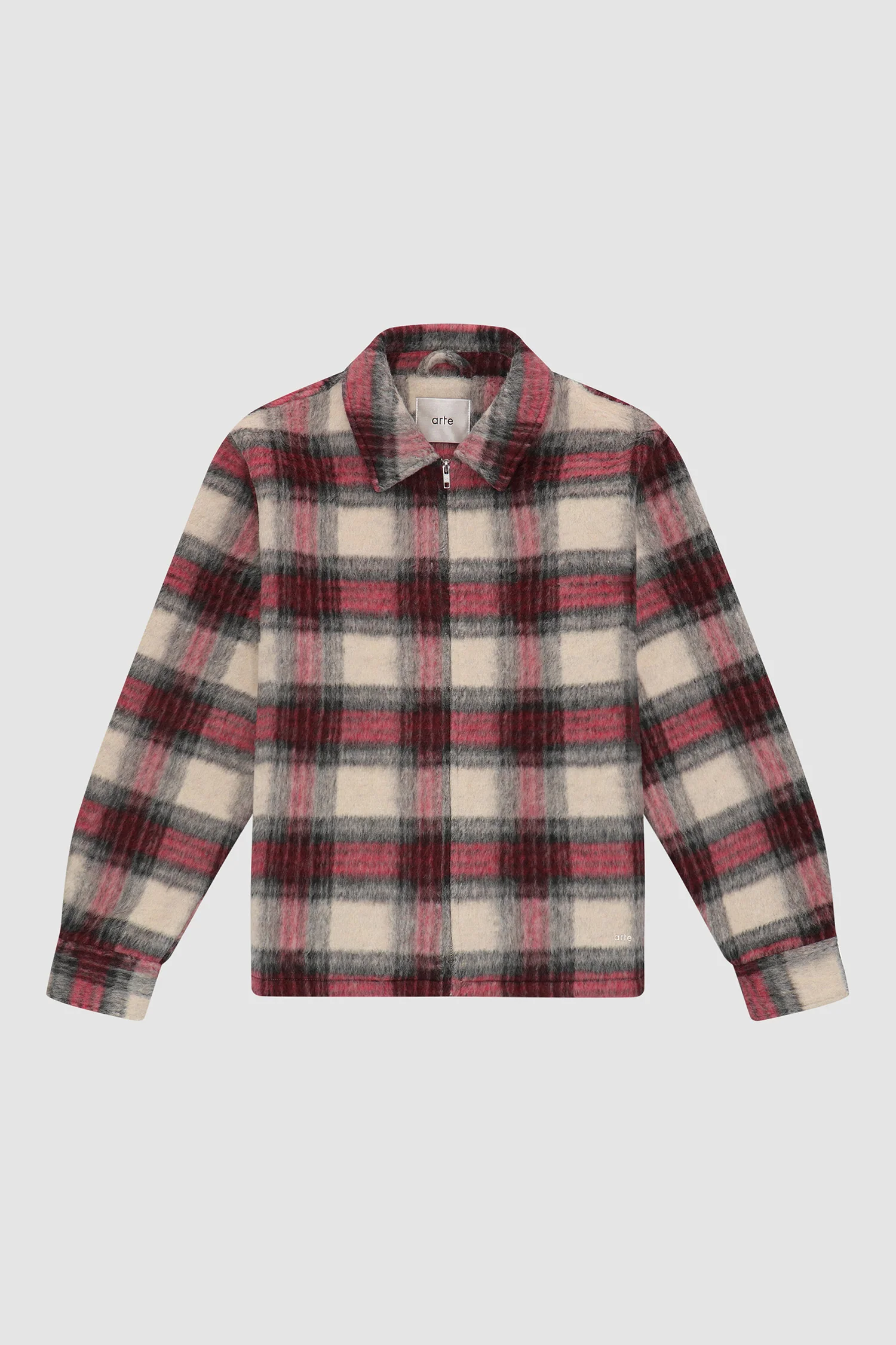 Plaid Zipper Shirt - Plaid - Image 8