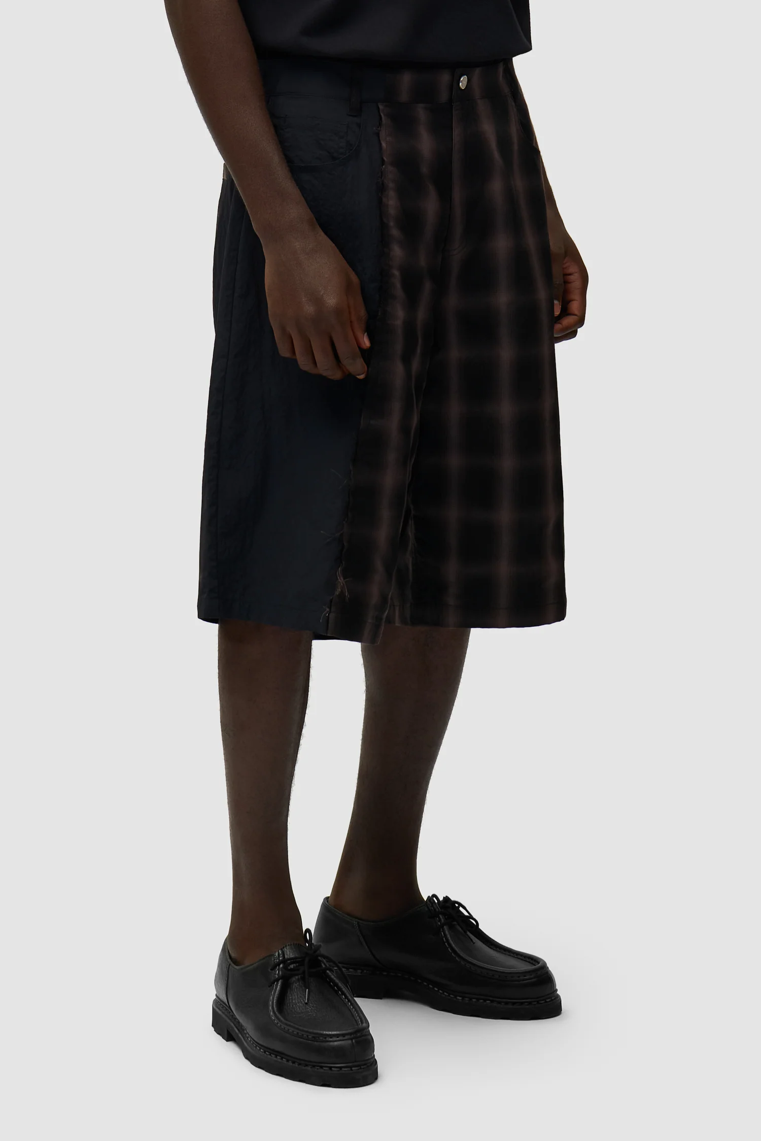 Plaided Shorts - Plaid - Image 3