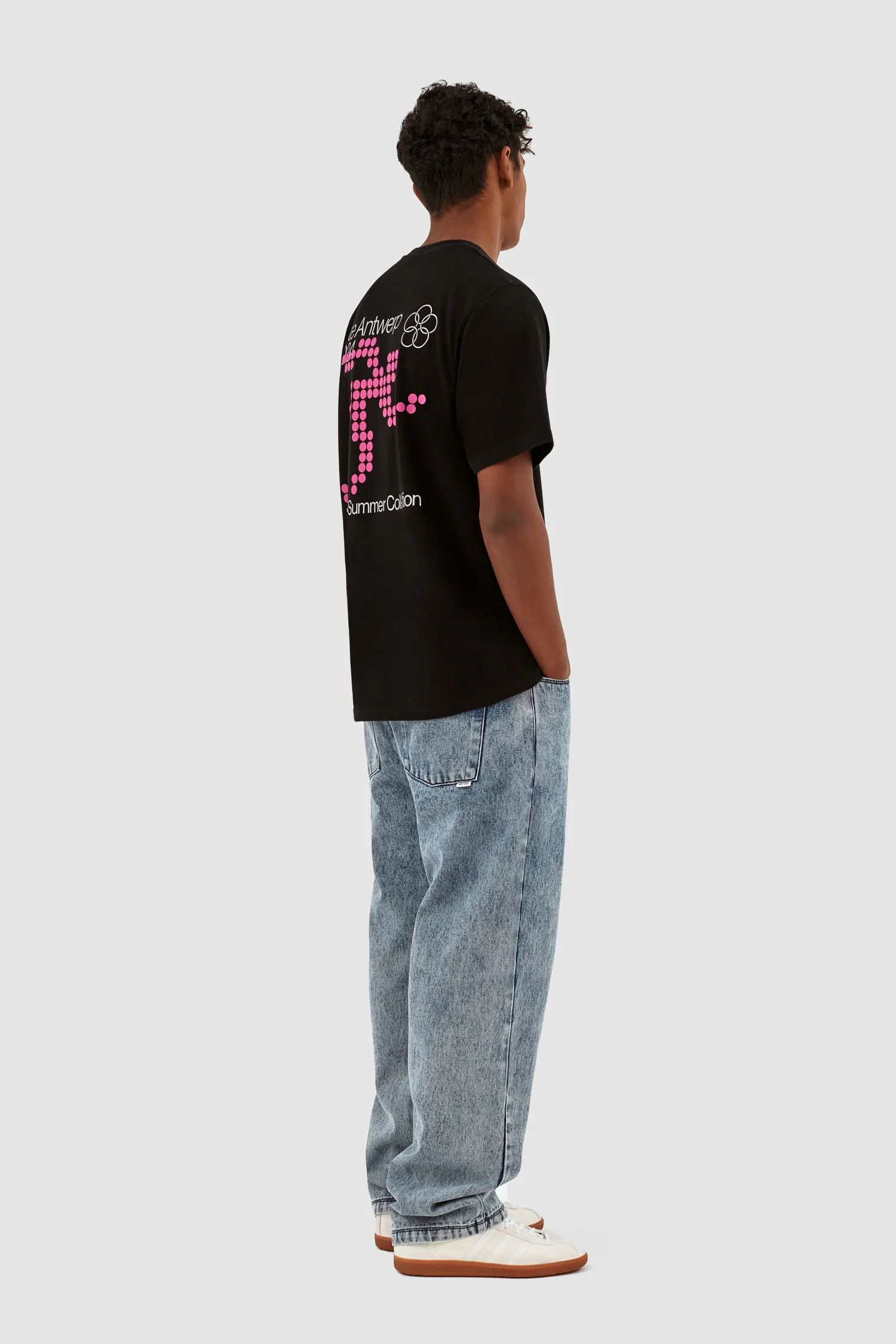 Poage Belt Detail Pants - Denim Vintage - Image 5