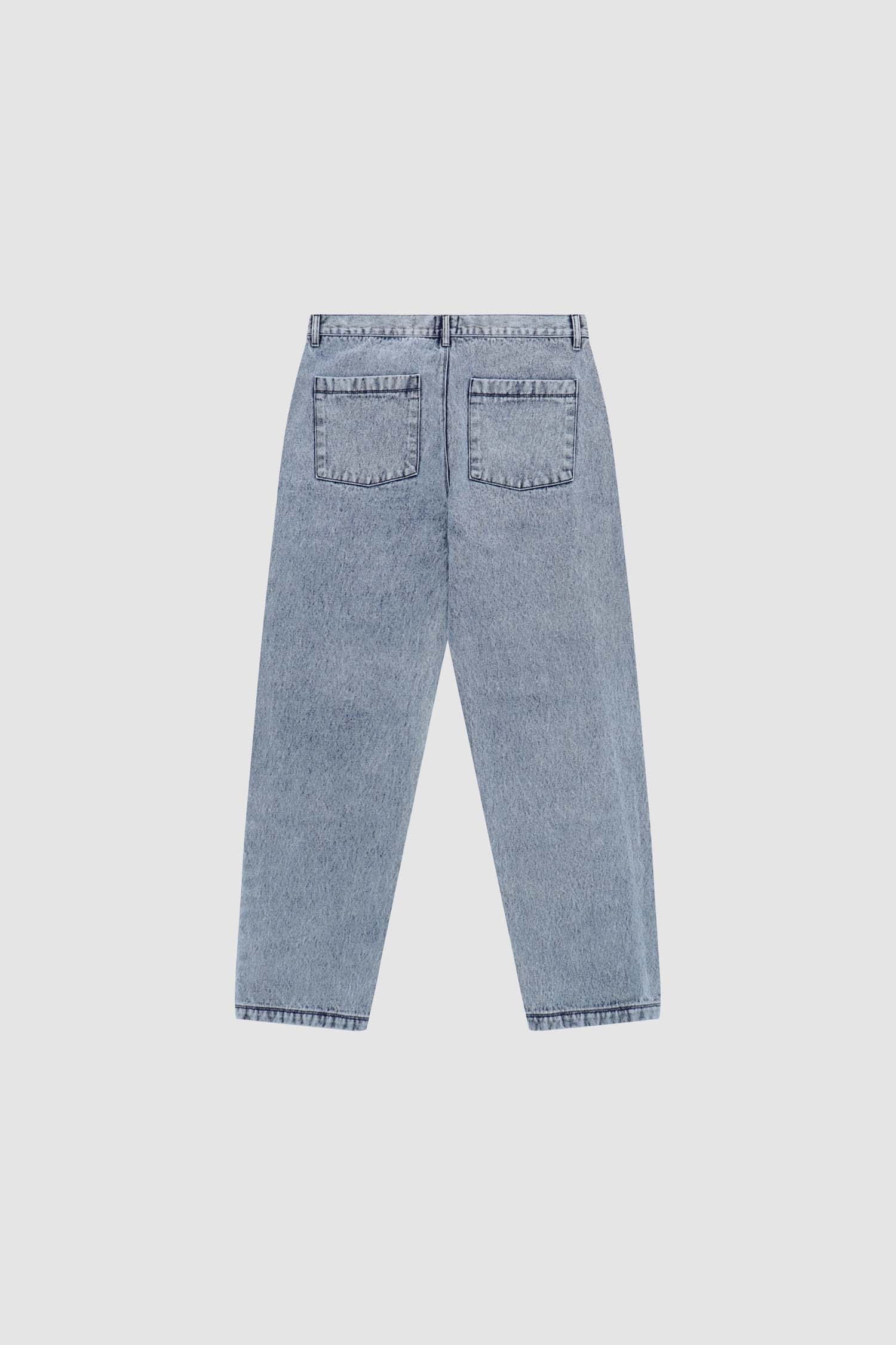 Poage Belt Detail Pants - Denim Vintage - Image 9