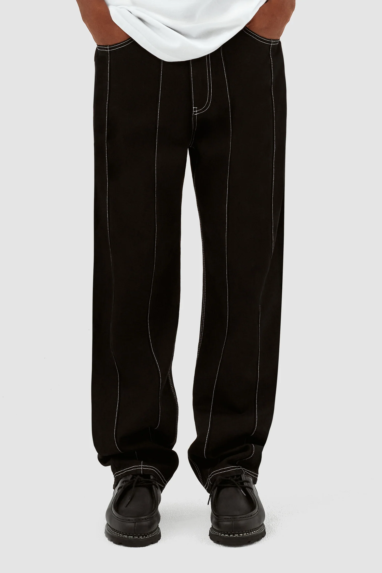 Poage Detail Pants - Black - Image 2