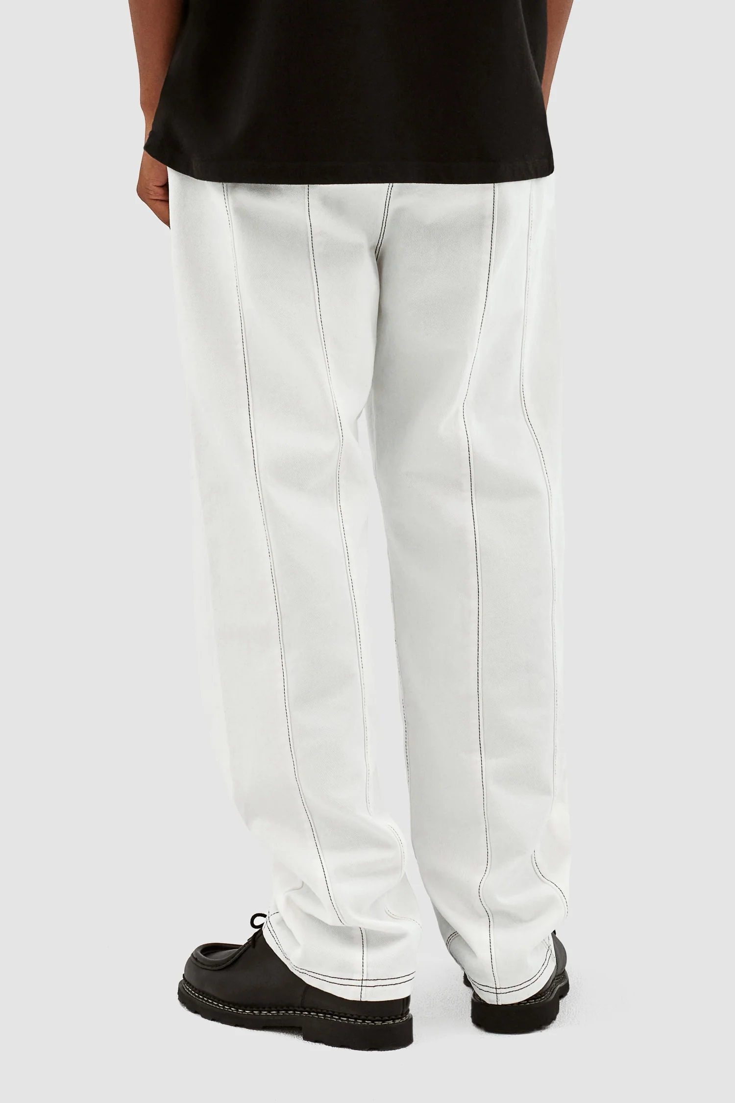 Poage Detail Pants - White - Image 4