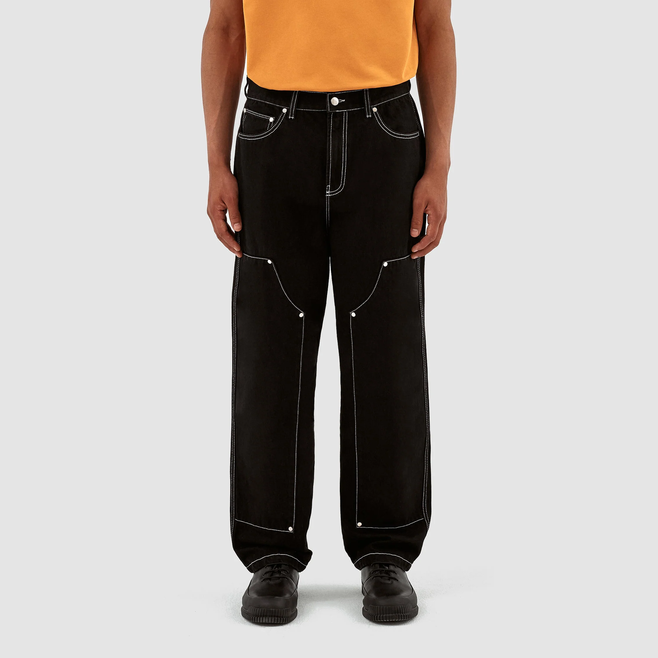 Poelizig Workwear Pants - Black Denim