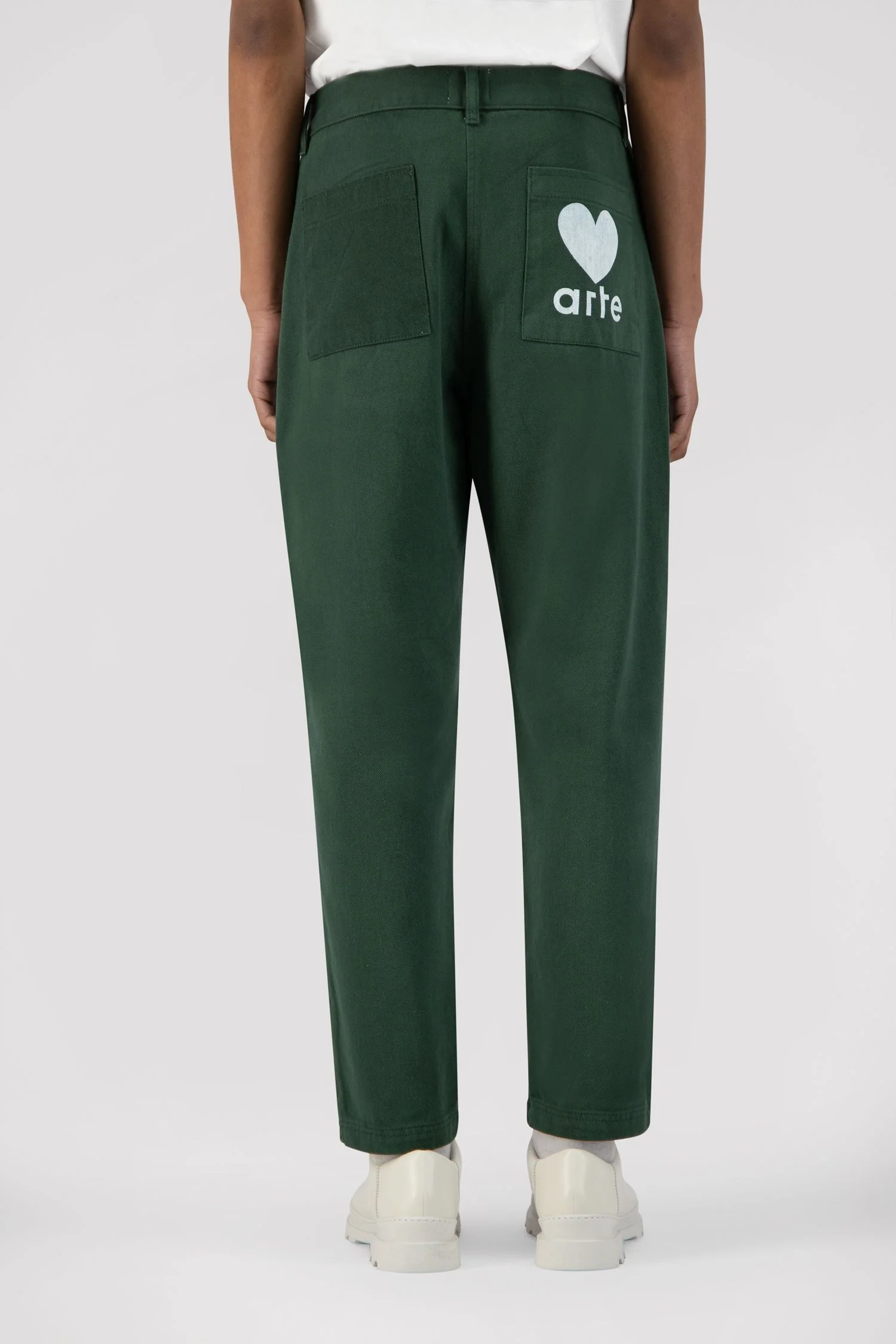 Polke Heart Pants - Green