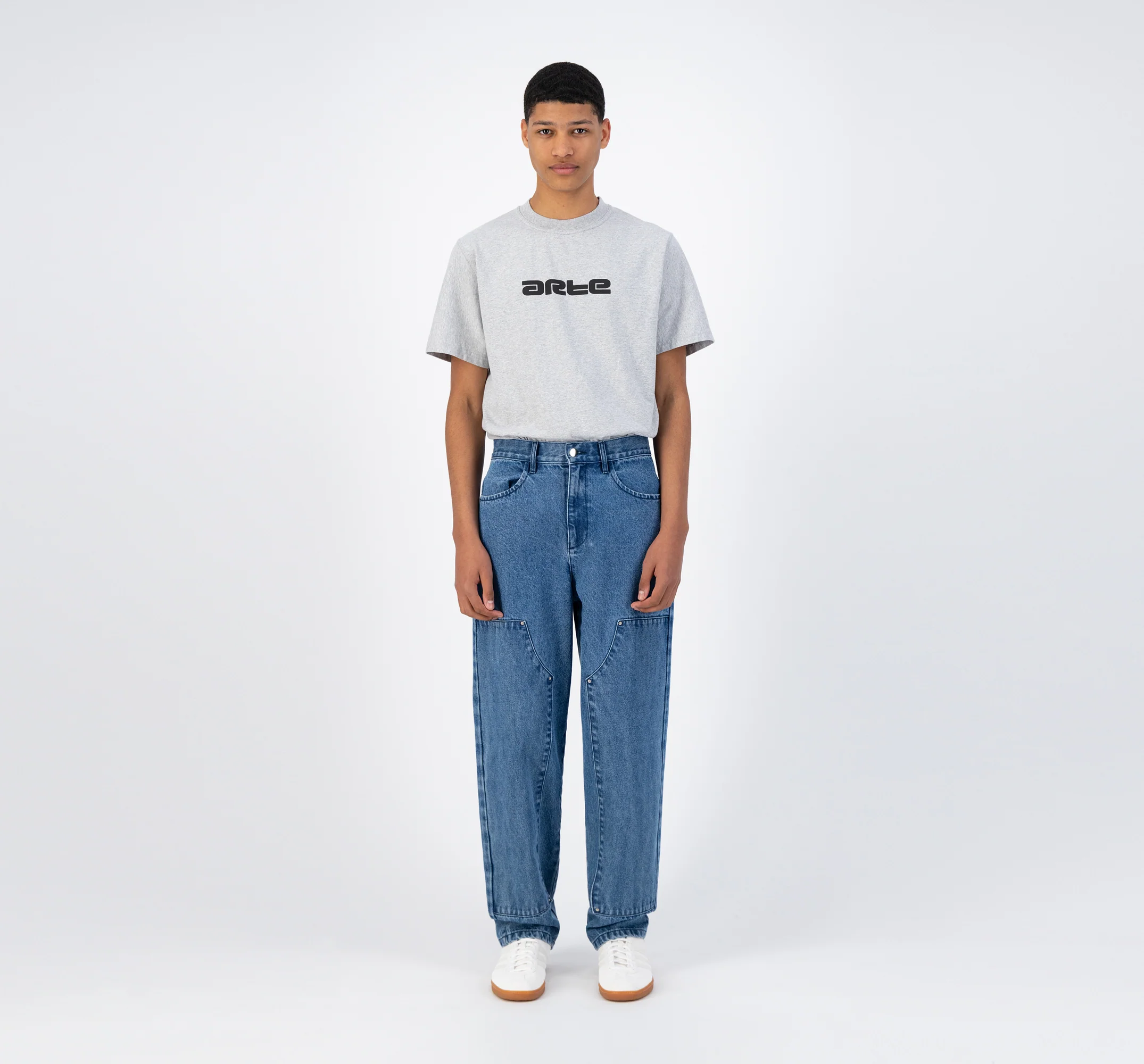 Porter Pants - Denim (Light Bleach) - Image 4