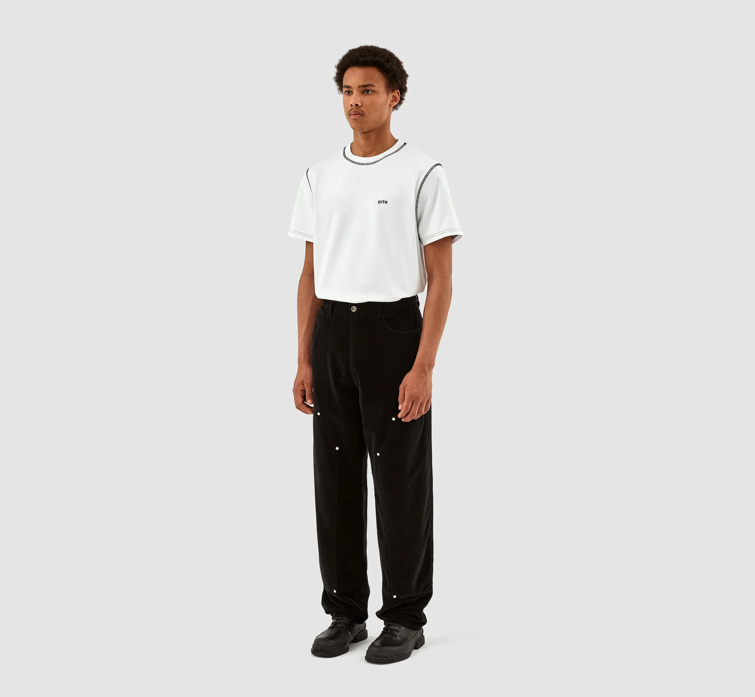 Porter Velvet Pants - Black - Image 6