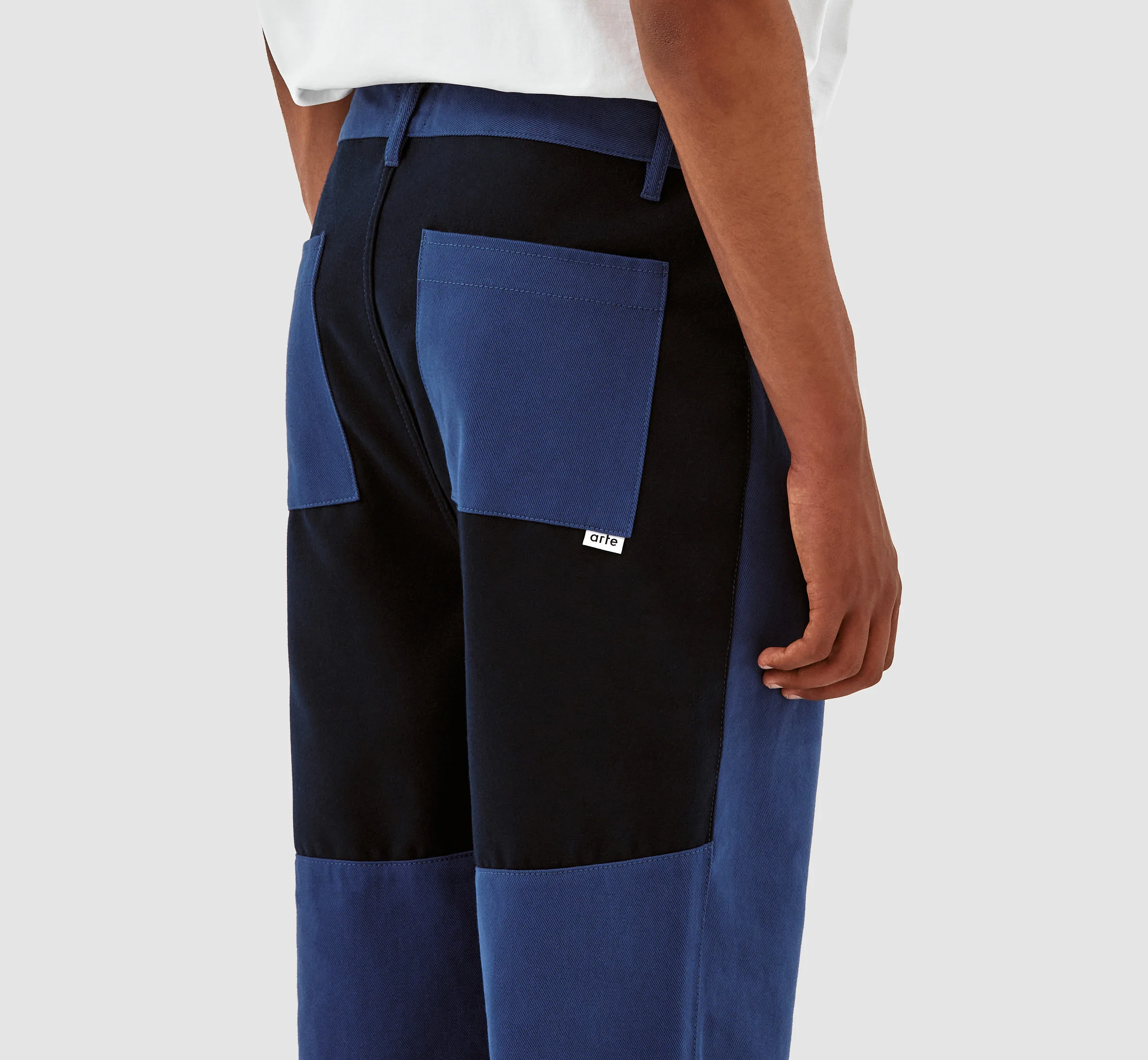 Porter Wool Cotton Pants - Blue - Image 4