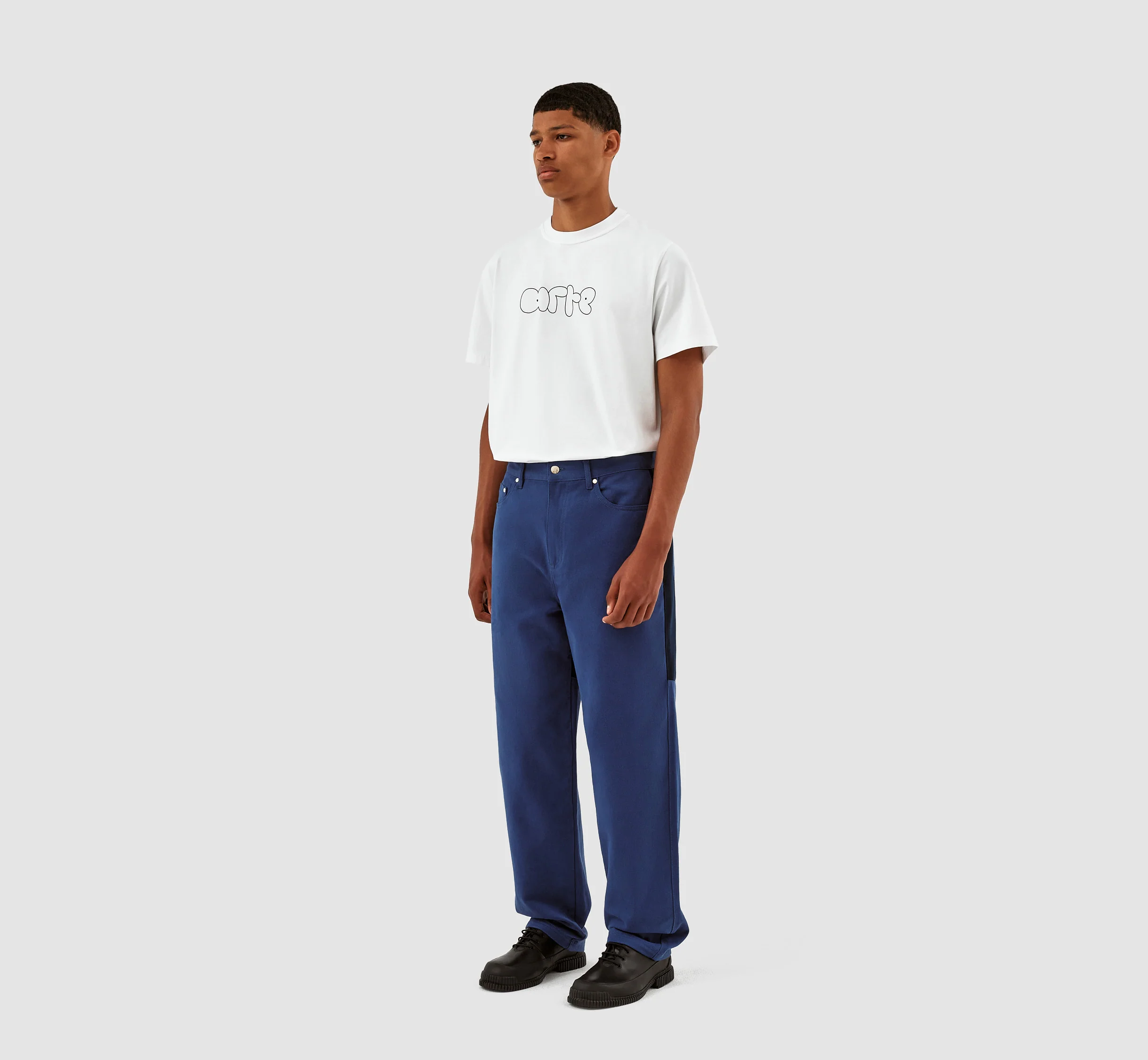 Porter Wool Cotton Pants - Blue - Image 7