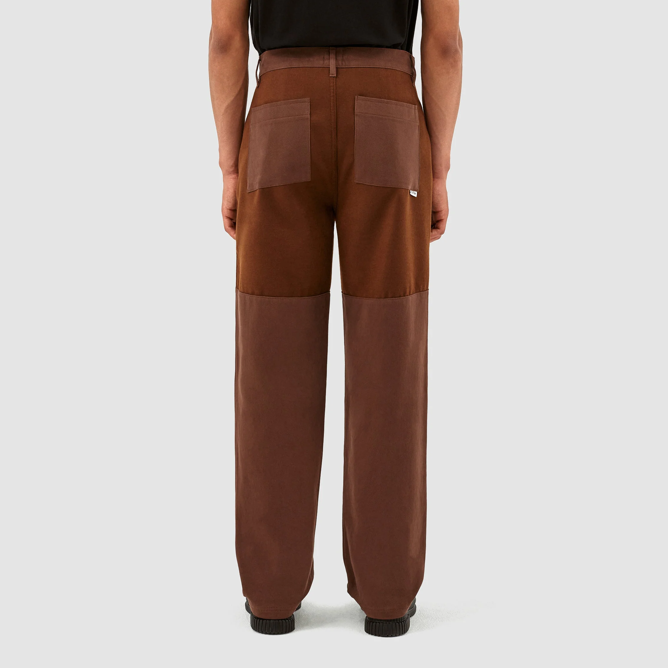 Porter Wool Cotton Pants - Brown