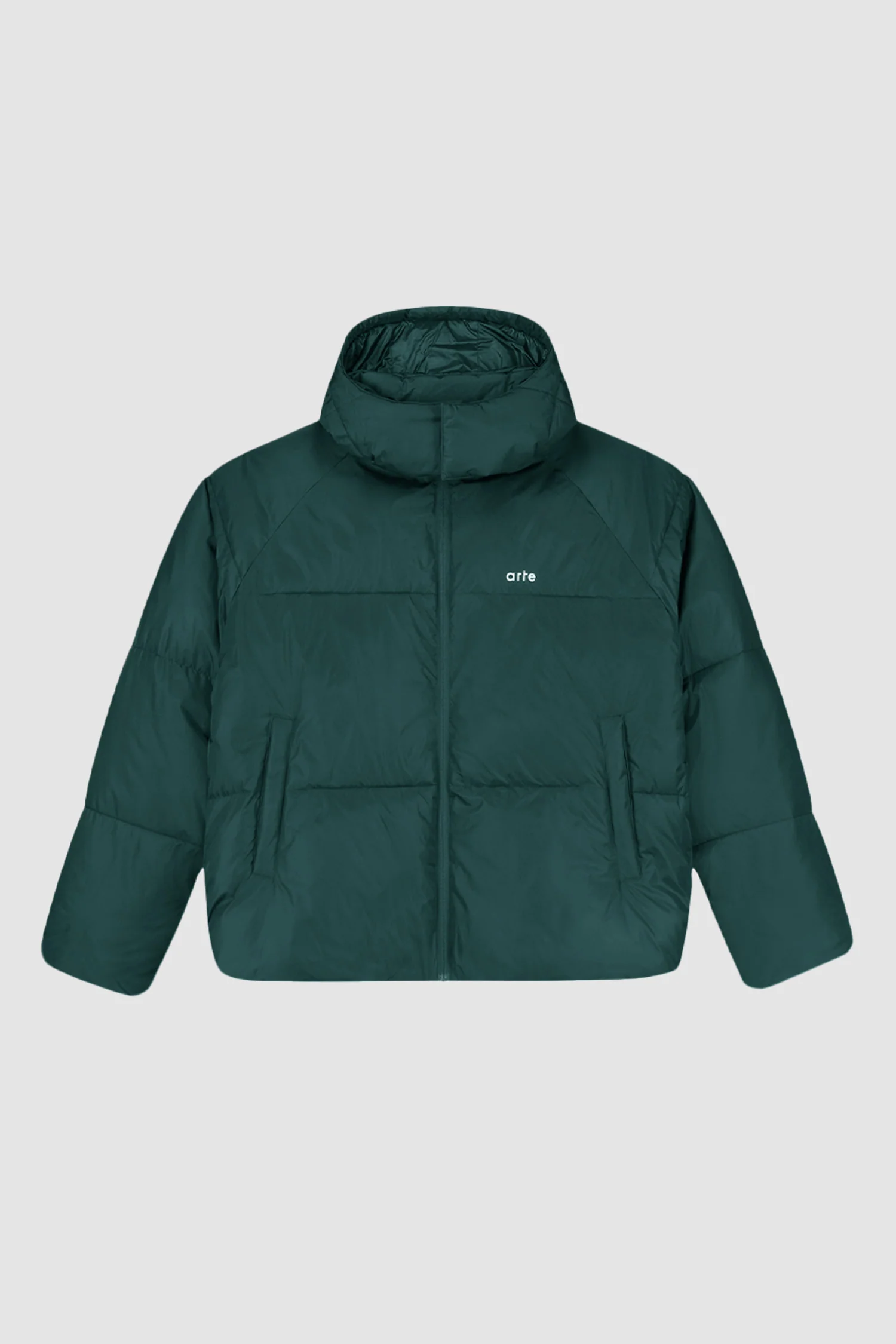 Puffer Jacket - Green - Image 9