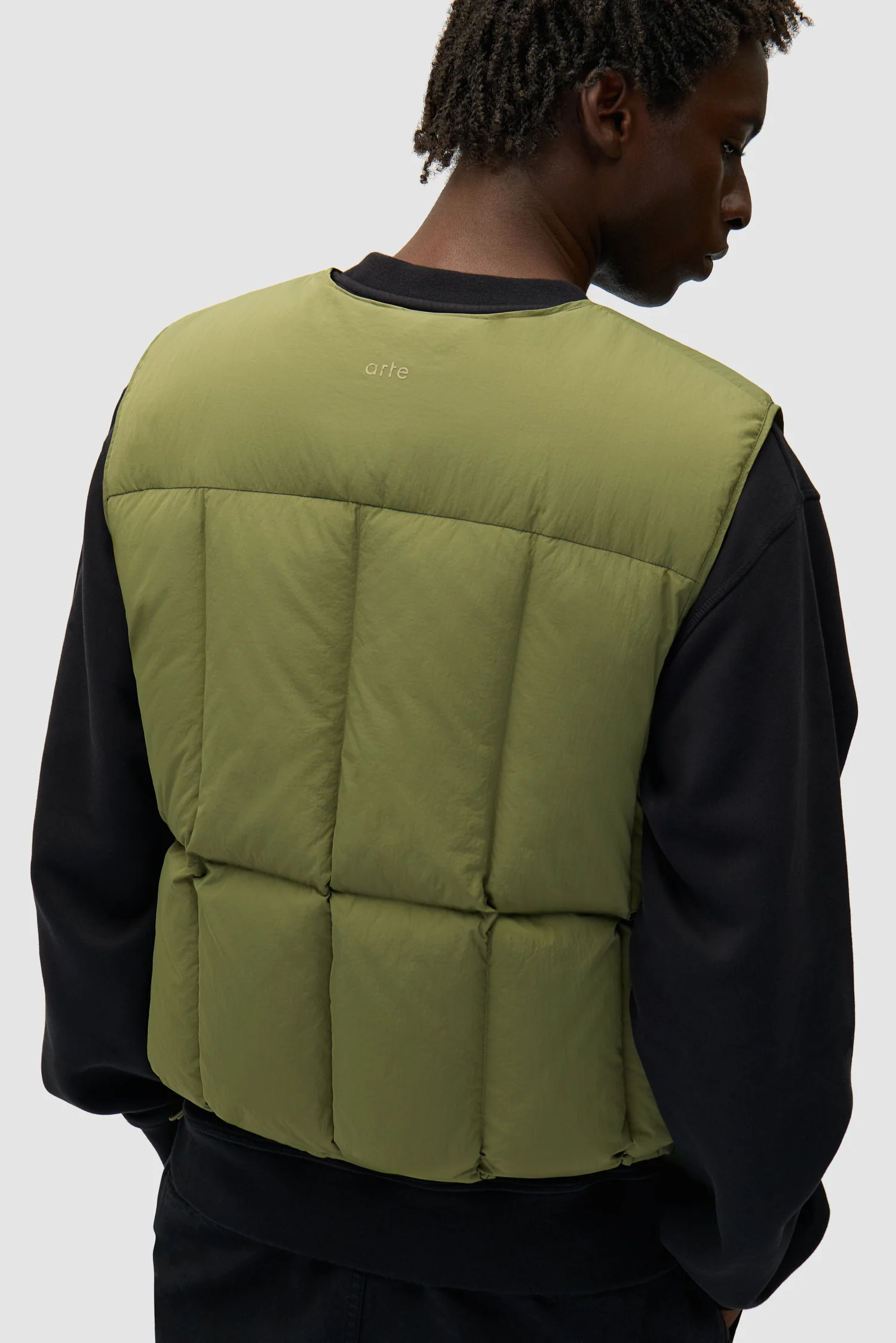 Puffer Vest - Green - Image 7