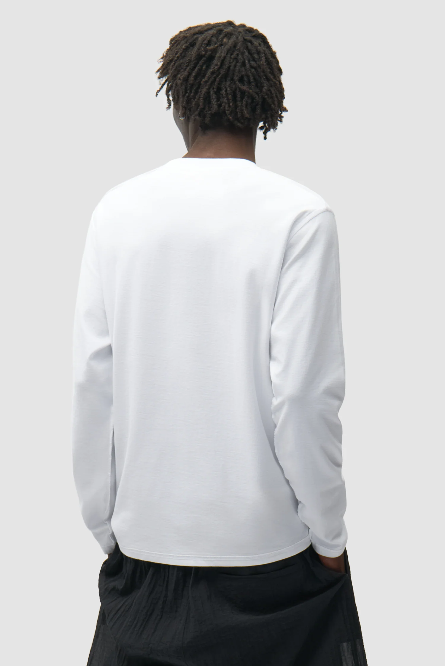 Reversible label Longsleeve - White - Image 3