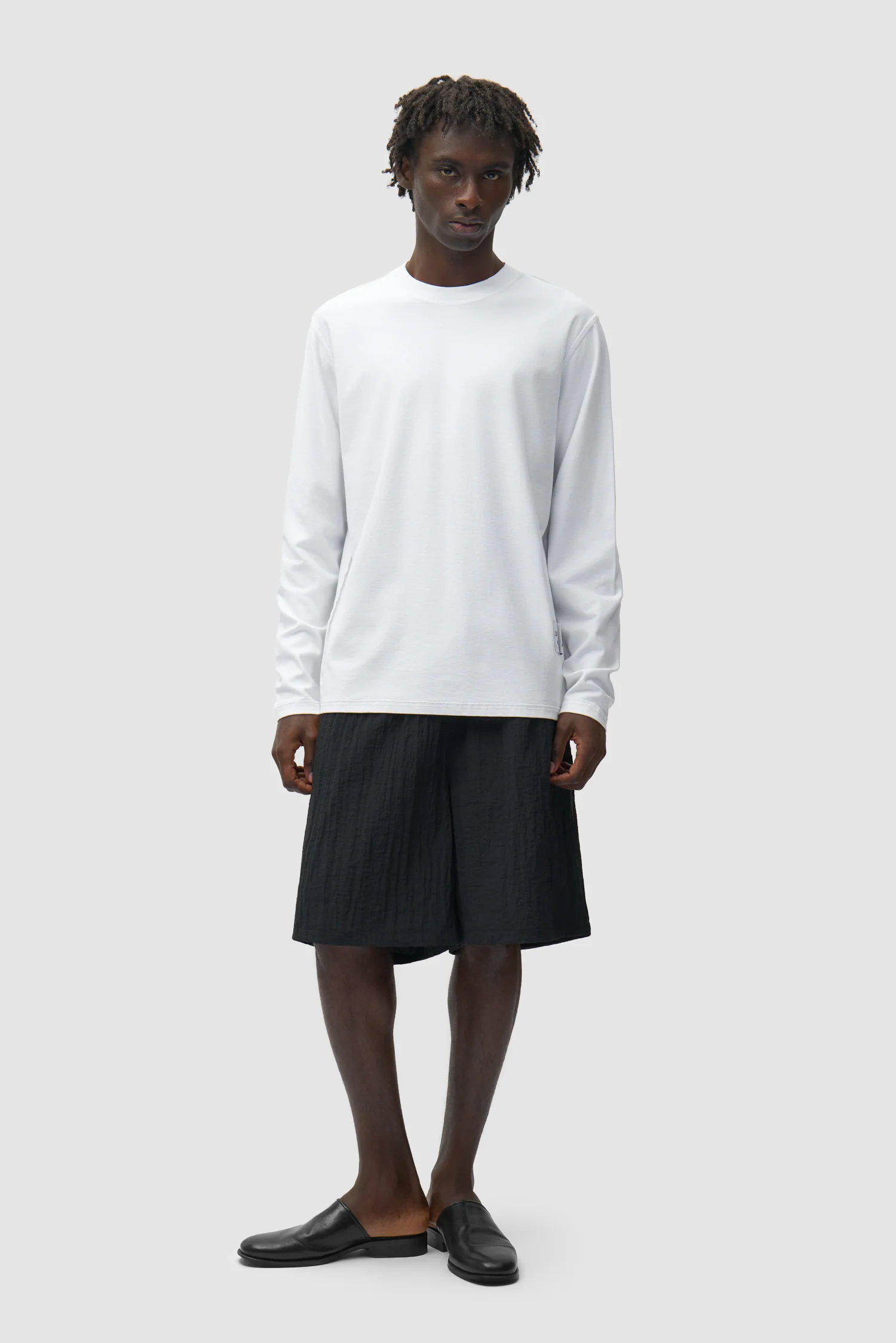 Reversible label Longsleeve - White - Image 4