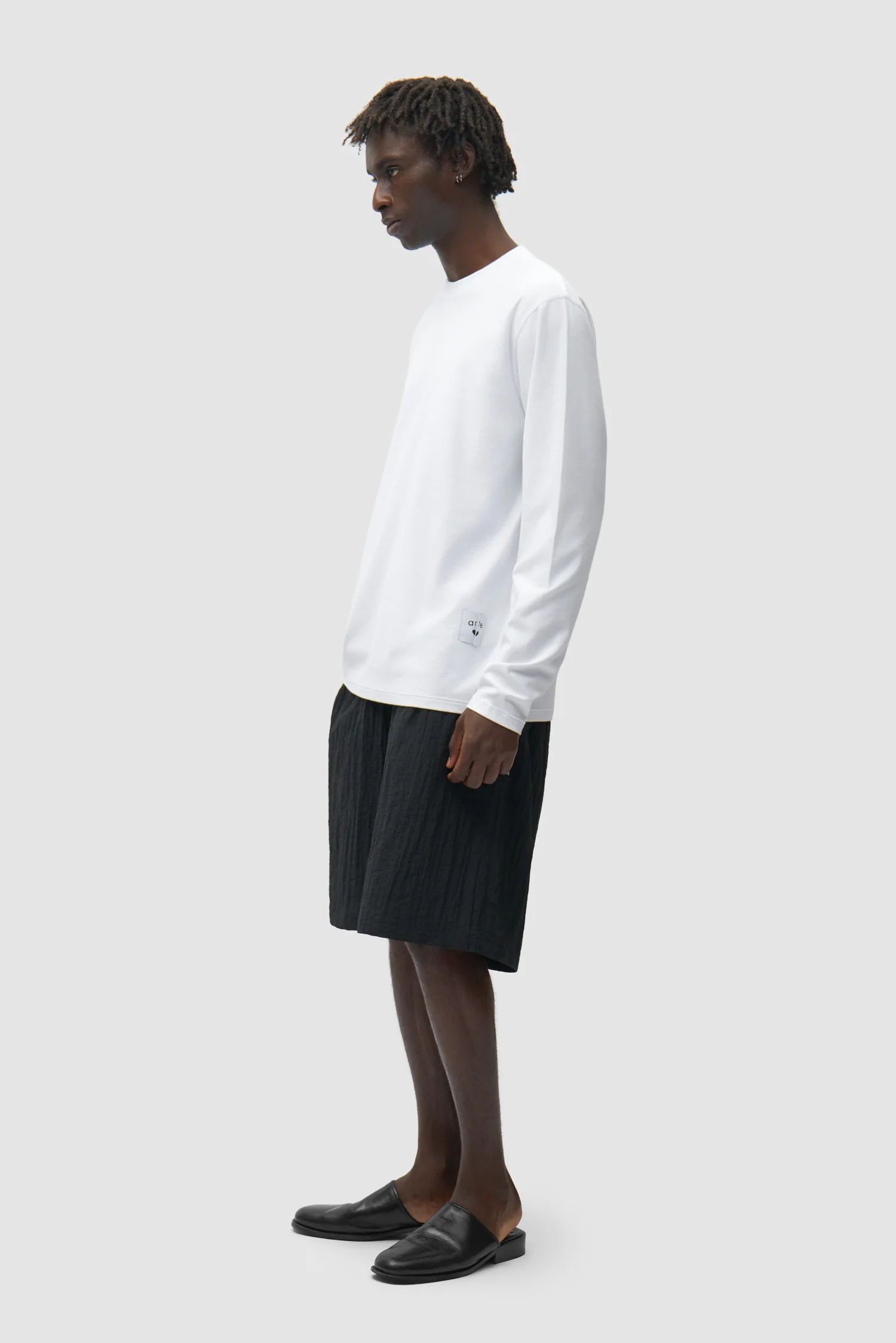 Reversible label Longsleeve - White - Image 6