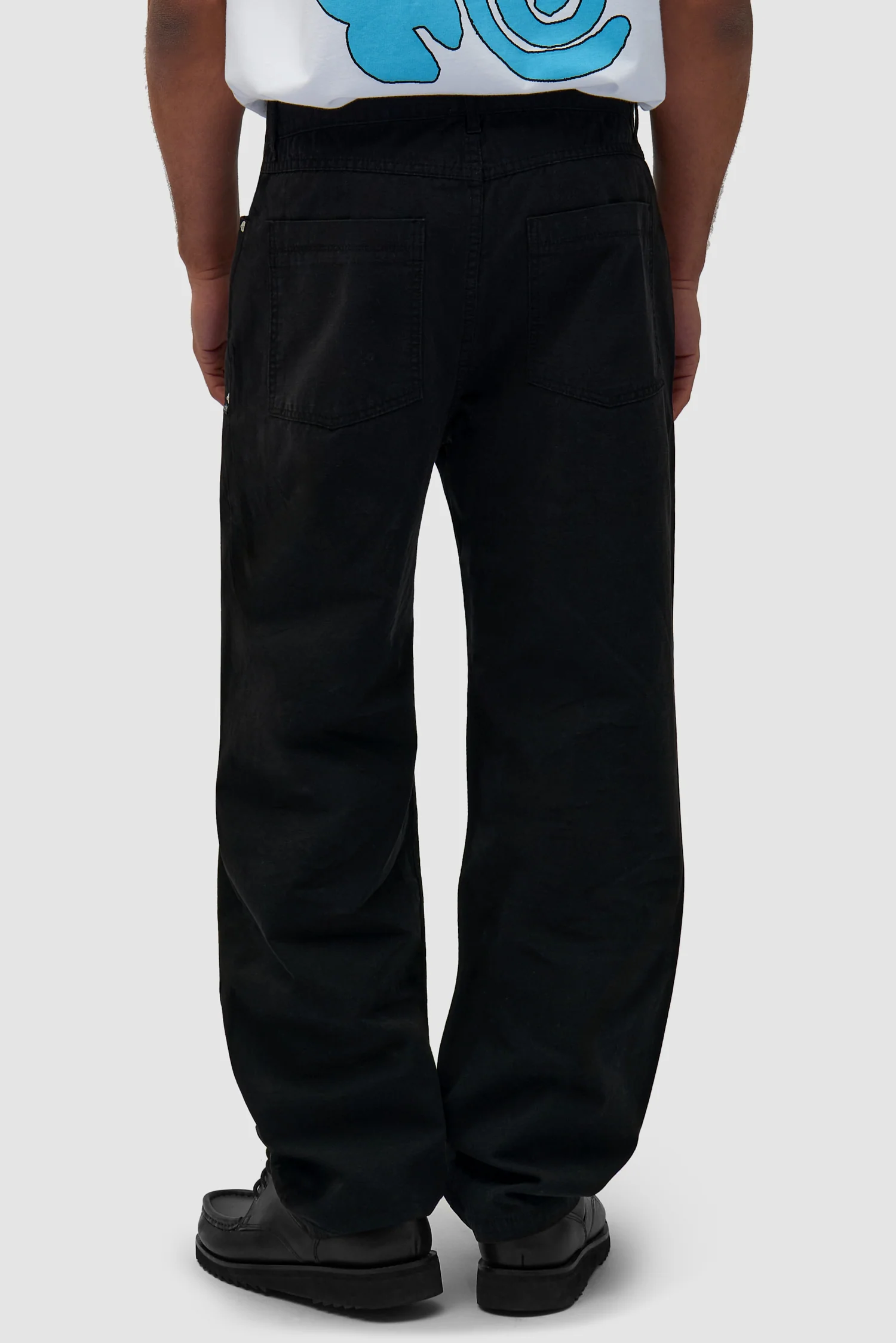 Ripstop Fabric Pants - Black - Image 4