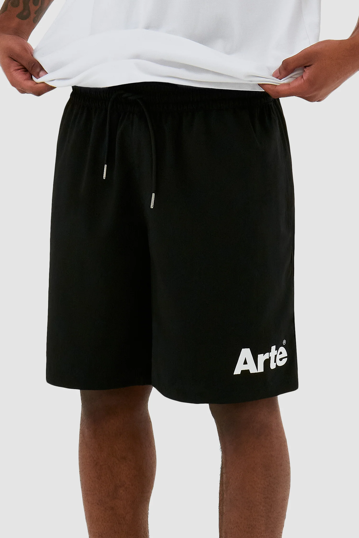 Samuel Logo Shorts - Black - Image 7