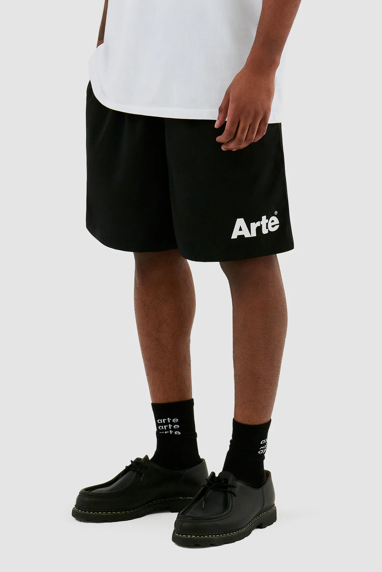Samuel Logo Shorts - Black - Image 8