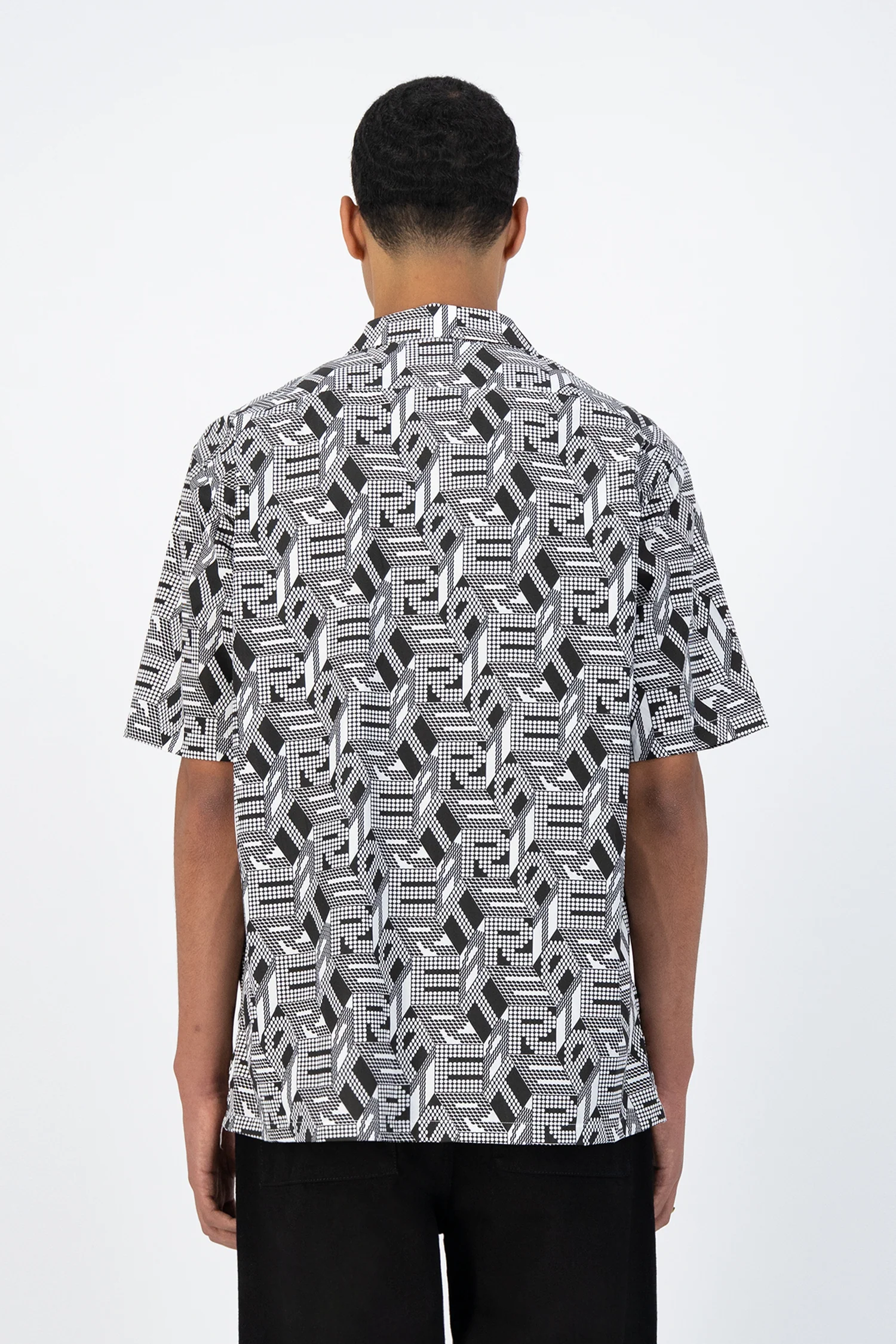 Scotti Allover Shirt - Black/White - Image 3