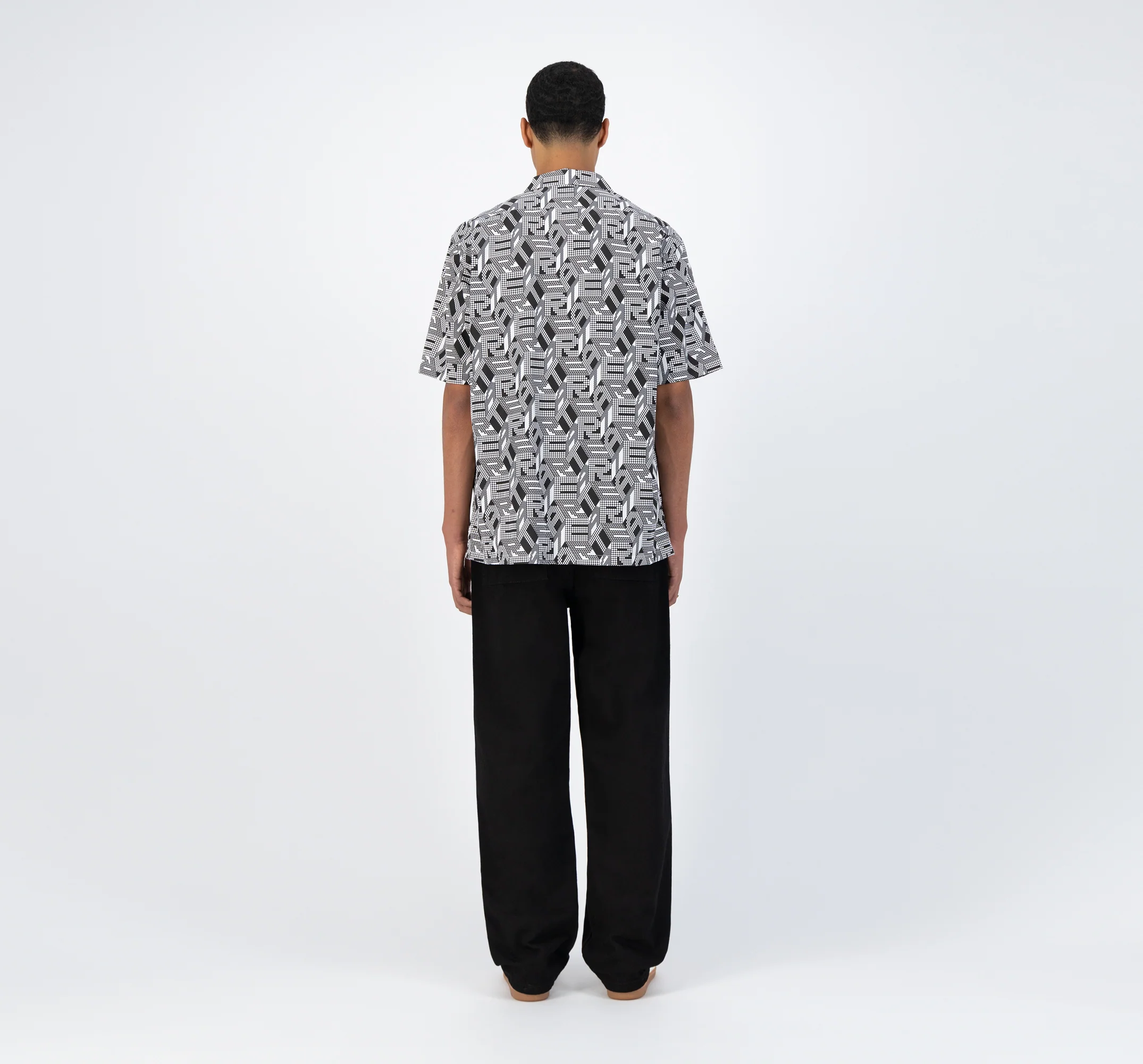 Scotti Allover Shirt - Black/White - Image 6