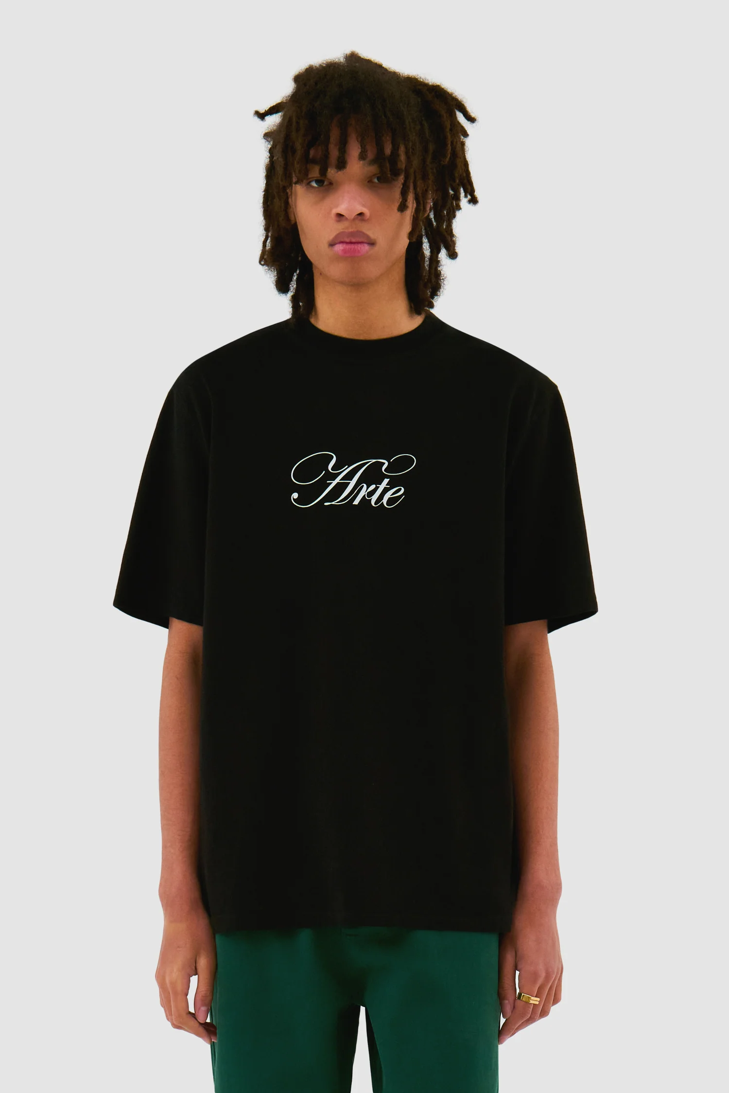 Script Logo T-shirt - Black - Image 2
