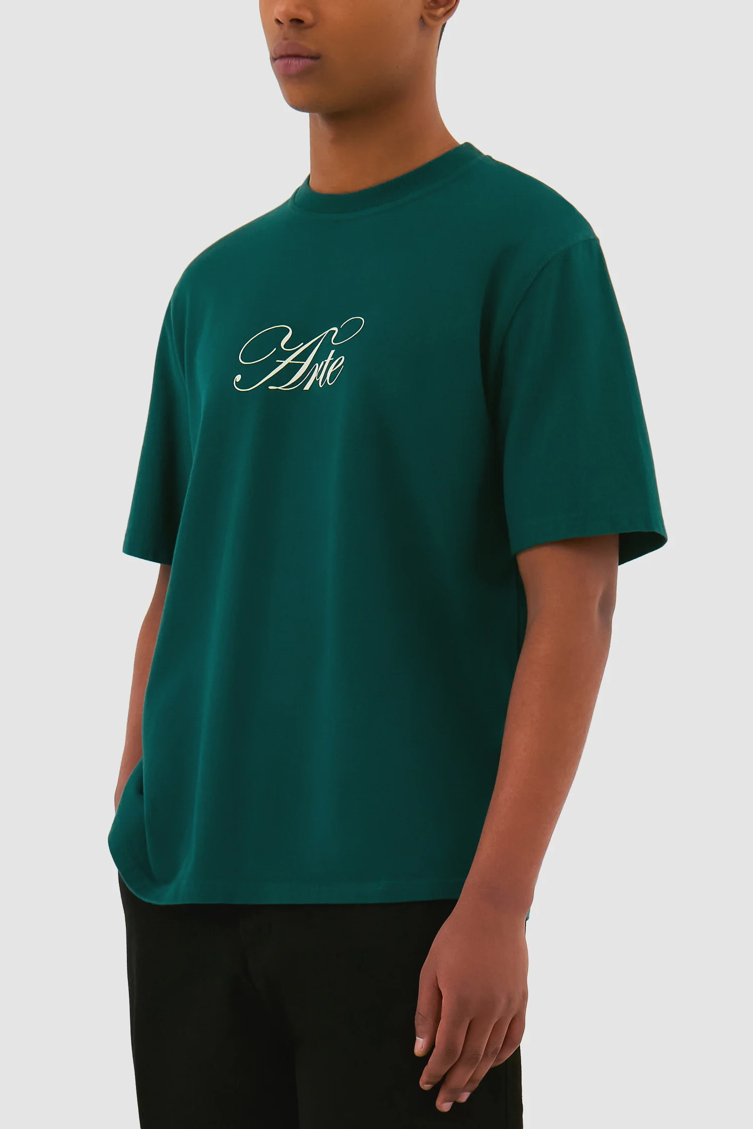 Script Logo T-shirt - Green - Image 7