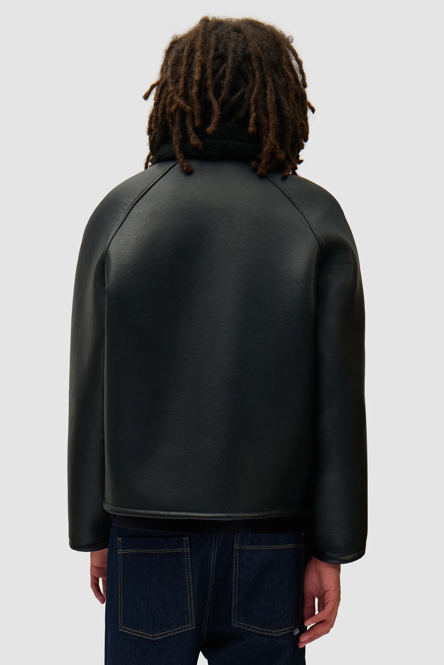 Shearling Jacket - Black - Image 3
