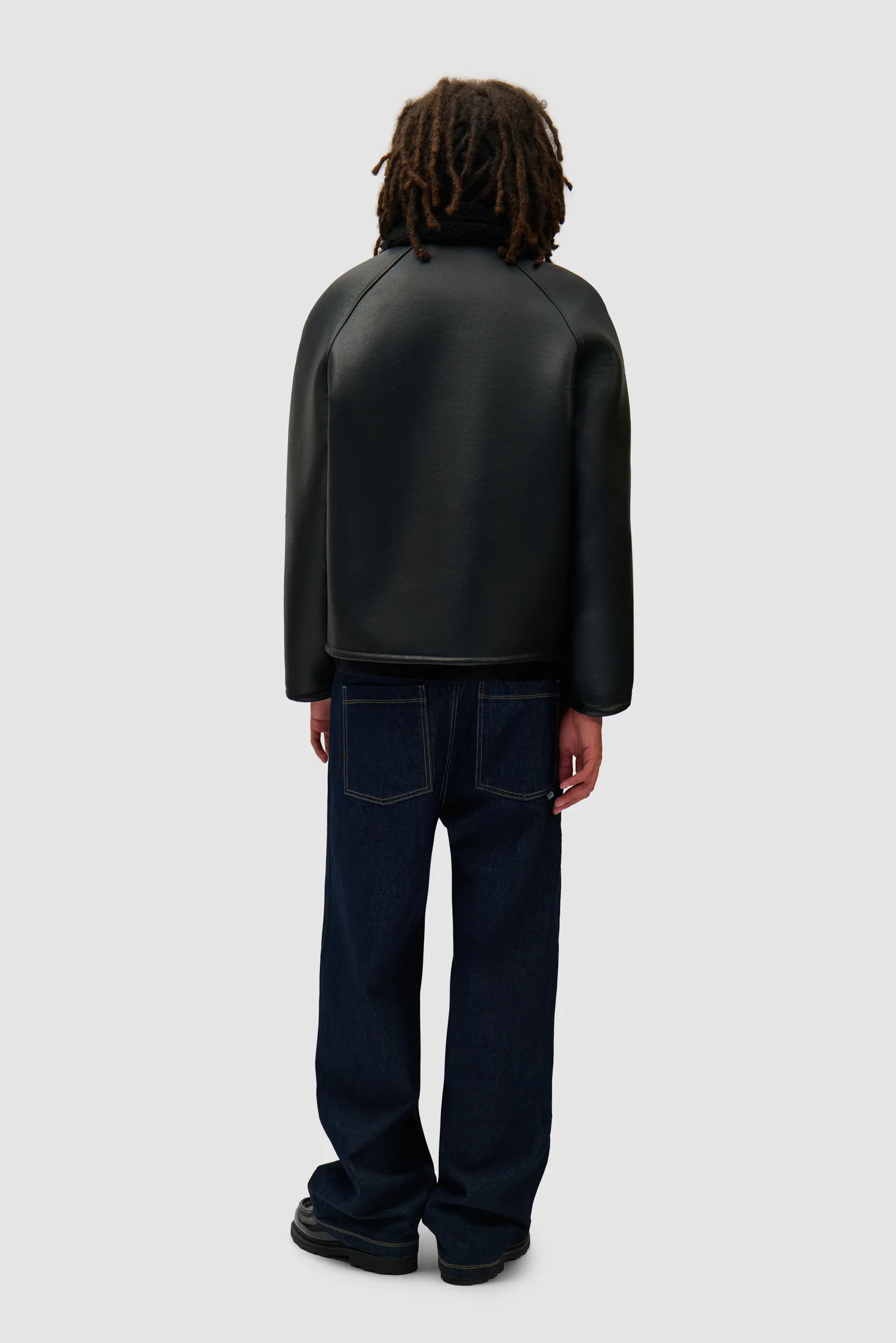 Shearling Jacket - Black - Image 6