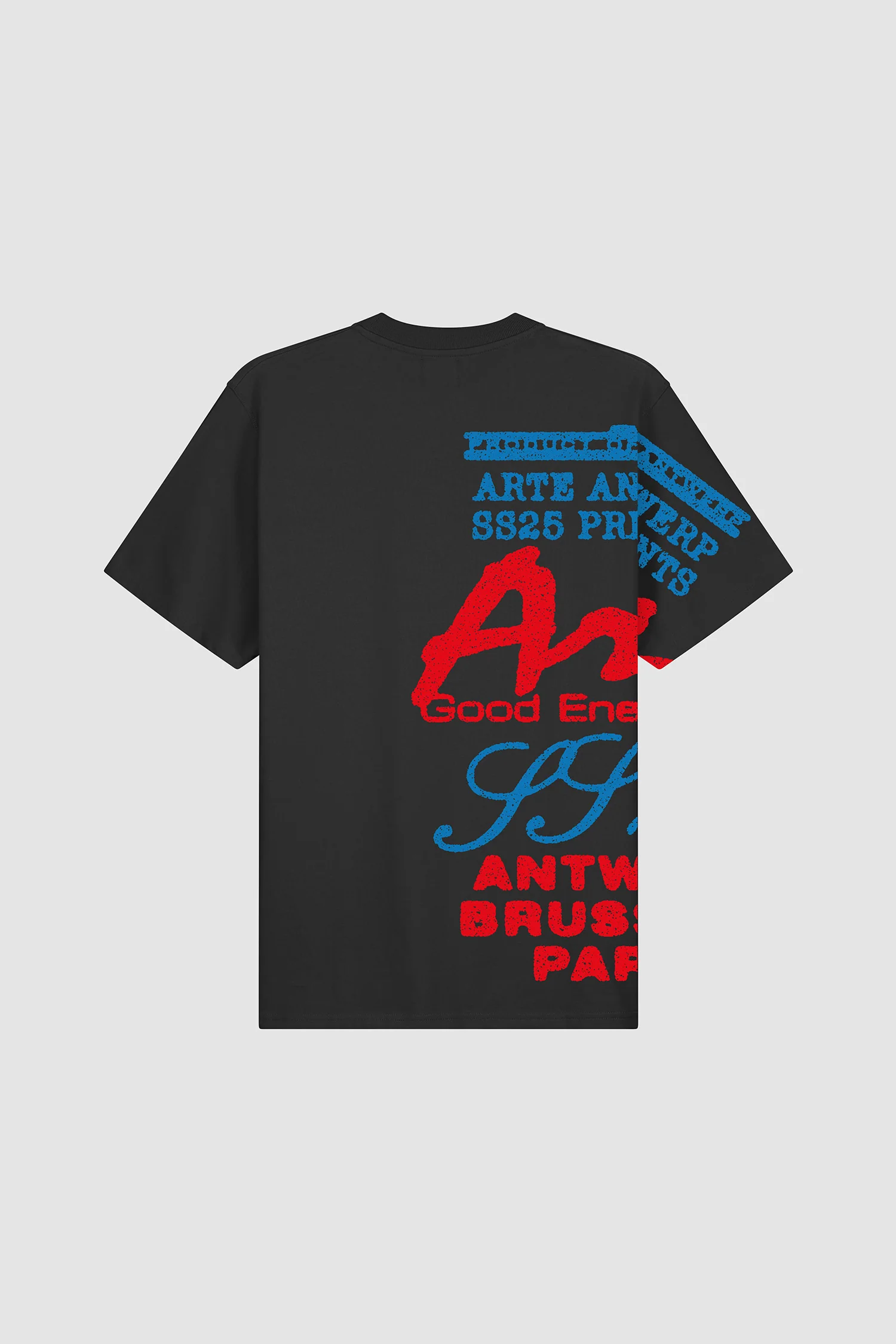 Side Print T-shirt - Black - Image 8