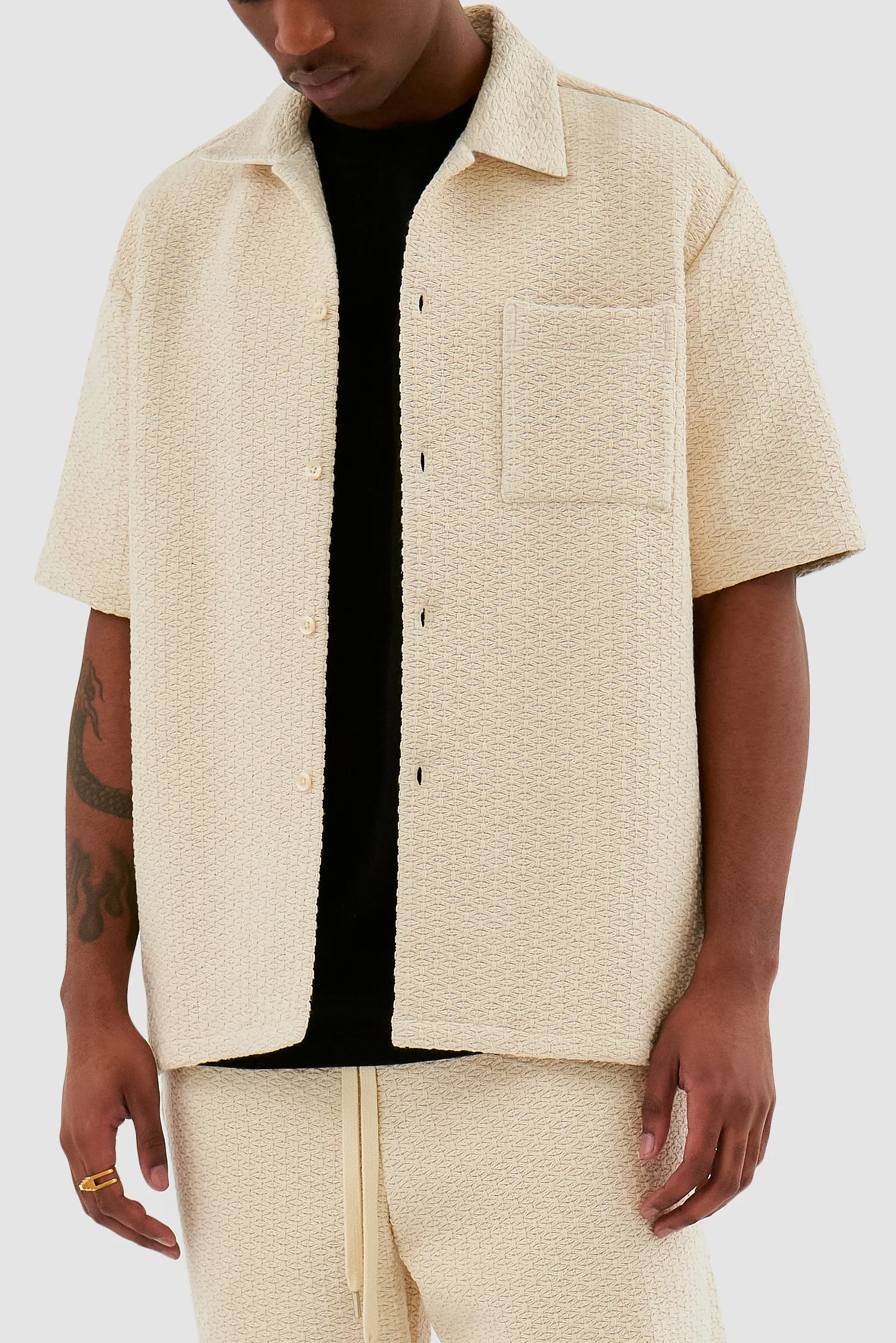 Smith Shirt - Cream - Image 7