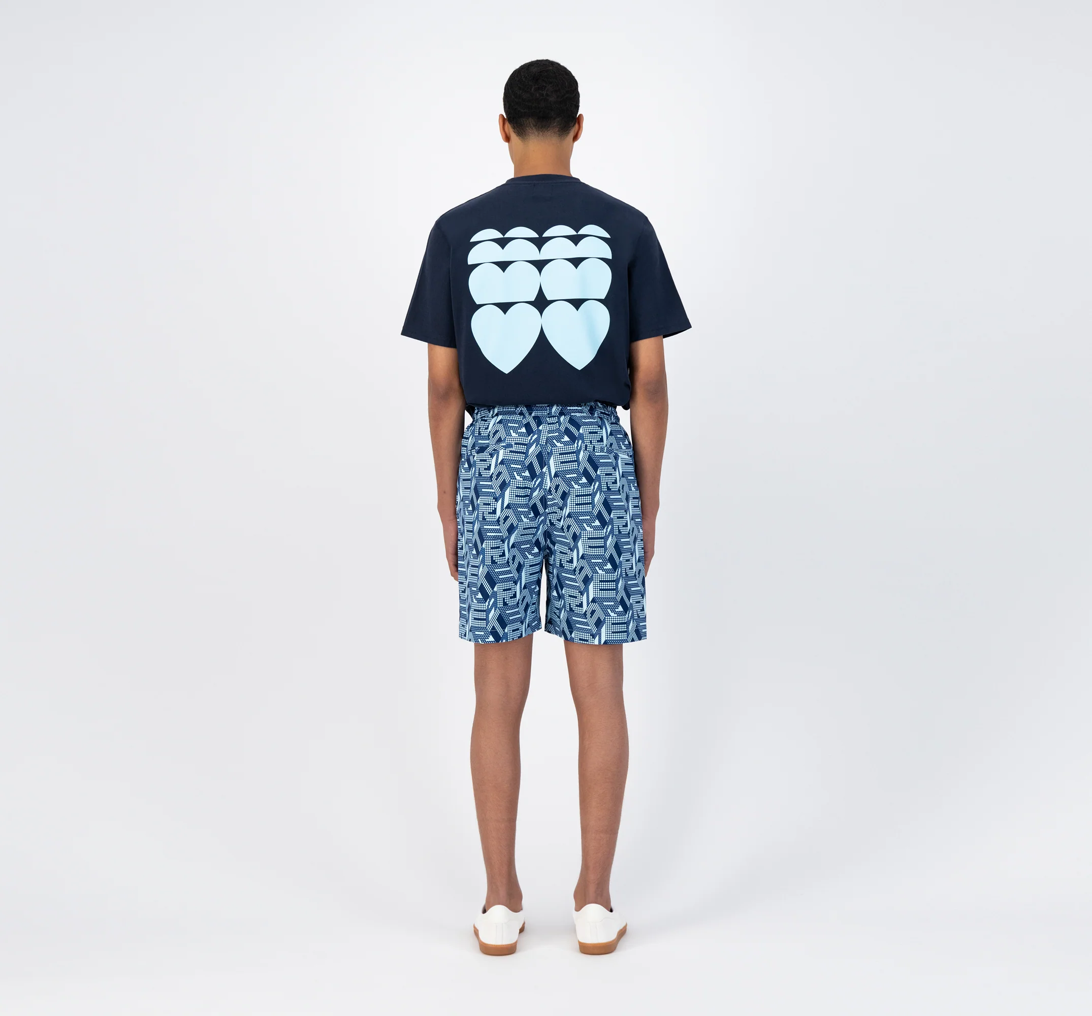 Soto Allover Short - Blue/Dark Blue - Image 4
