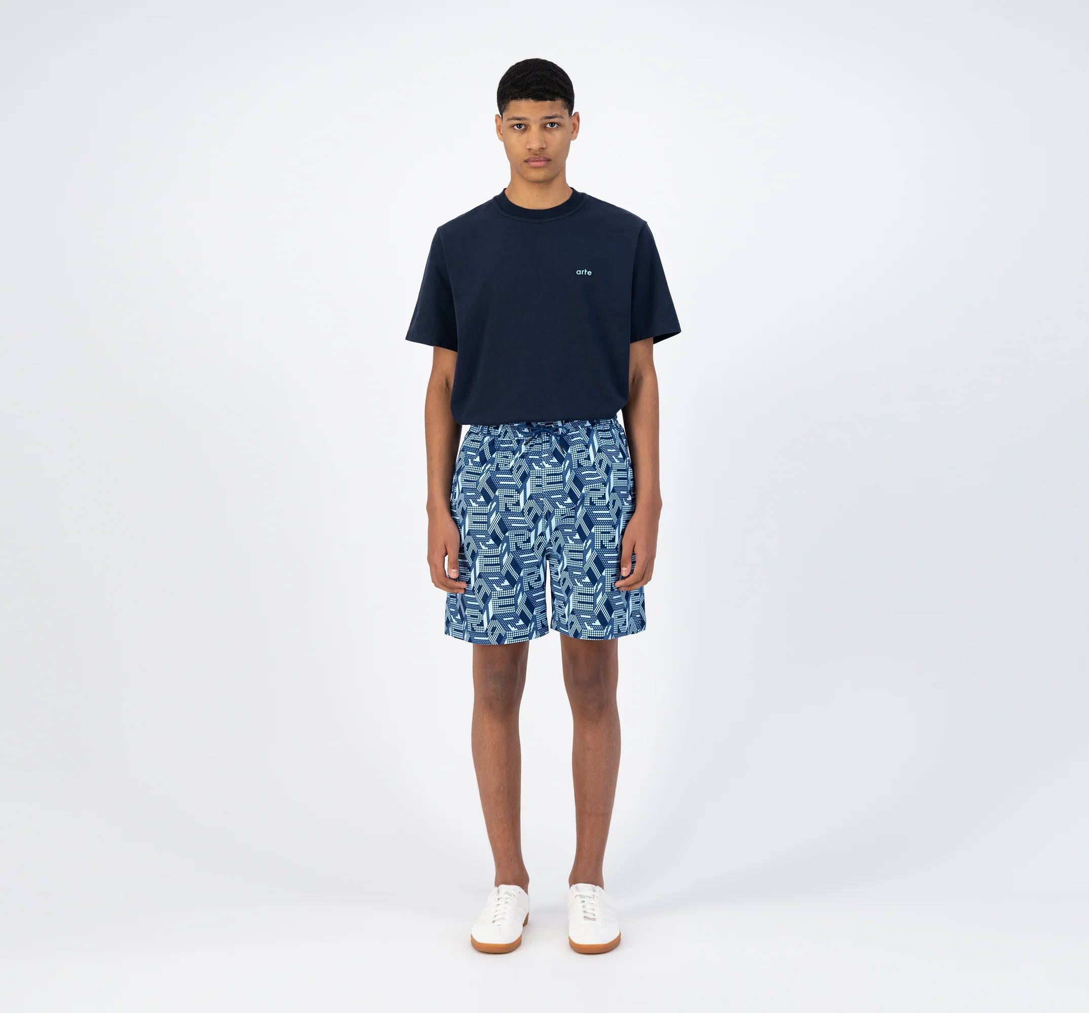 Soto Allover Short - Blue/Dark Blue - Image 5