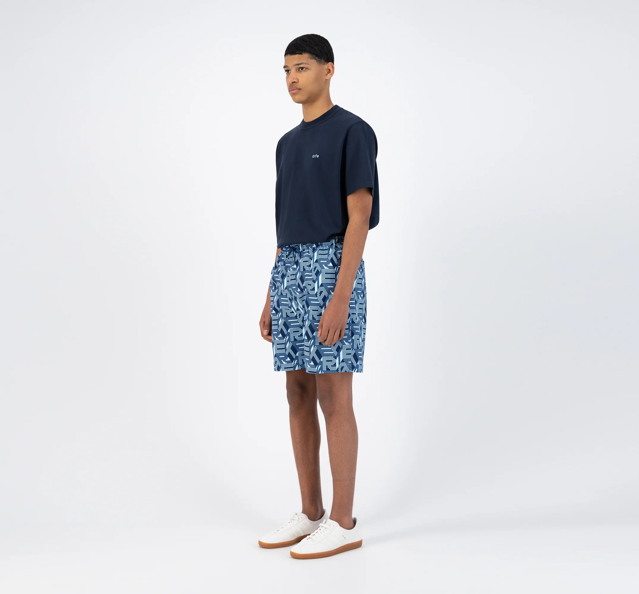 Soto Allover Short - Blue/Dark Blue - Image 6